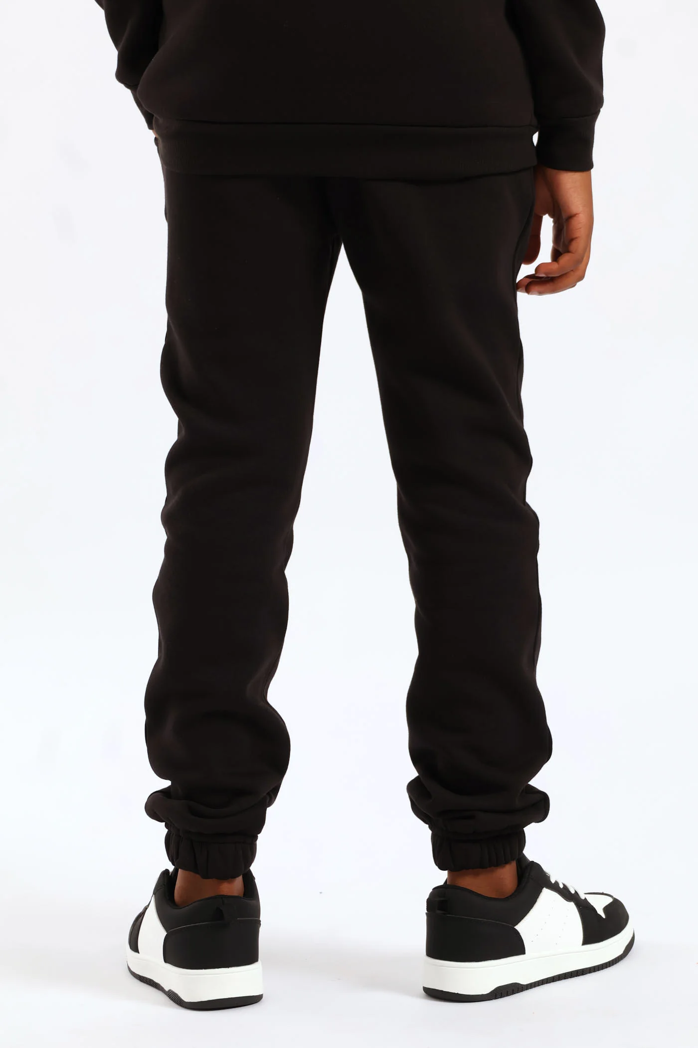 Boys Basic Fleece Jogger - Black - Image 5