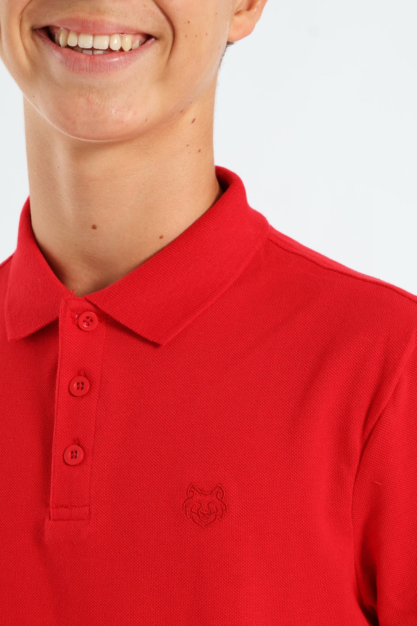 Boys Basic Golfer - Red - Image 4