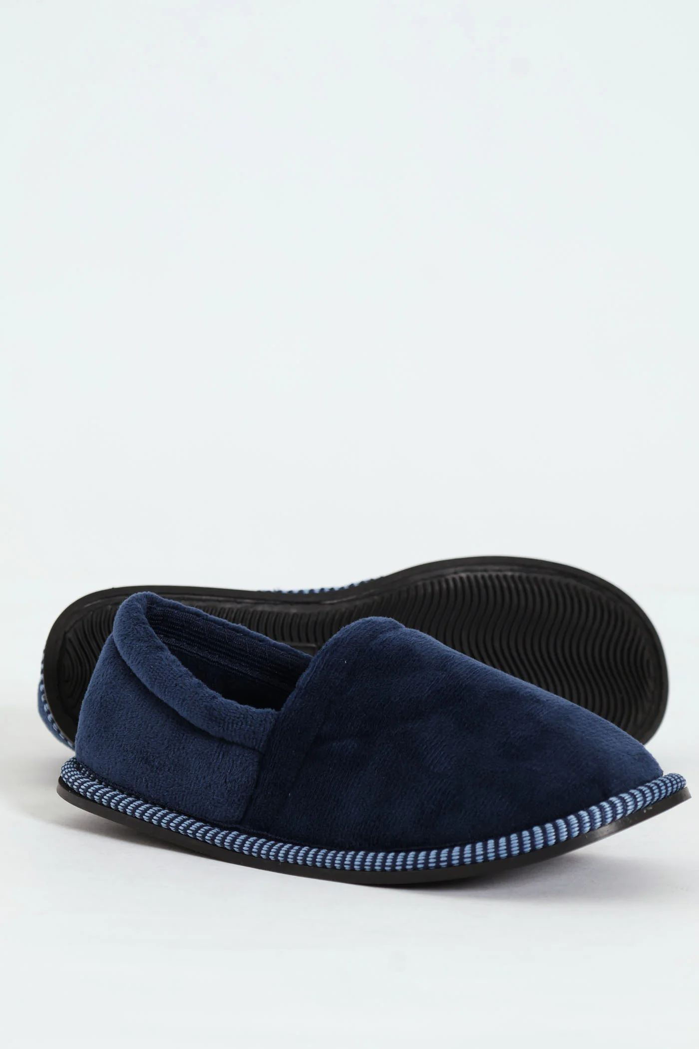 Boys Basic Slipper - Navy - Image 4