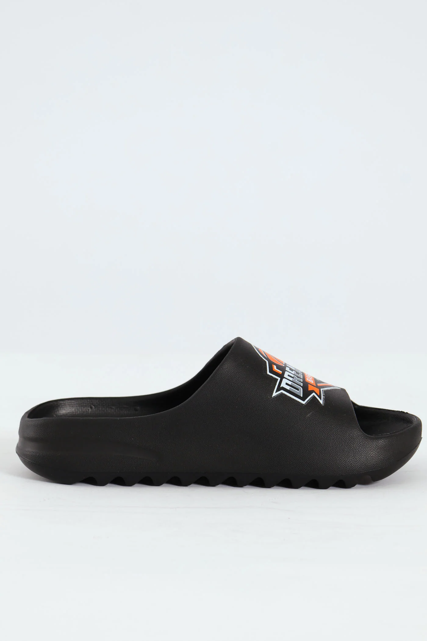 Boys Basketball Slide Sandal - Black - Image 3