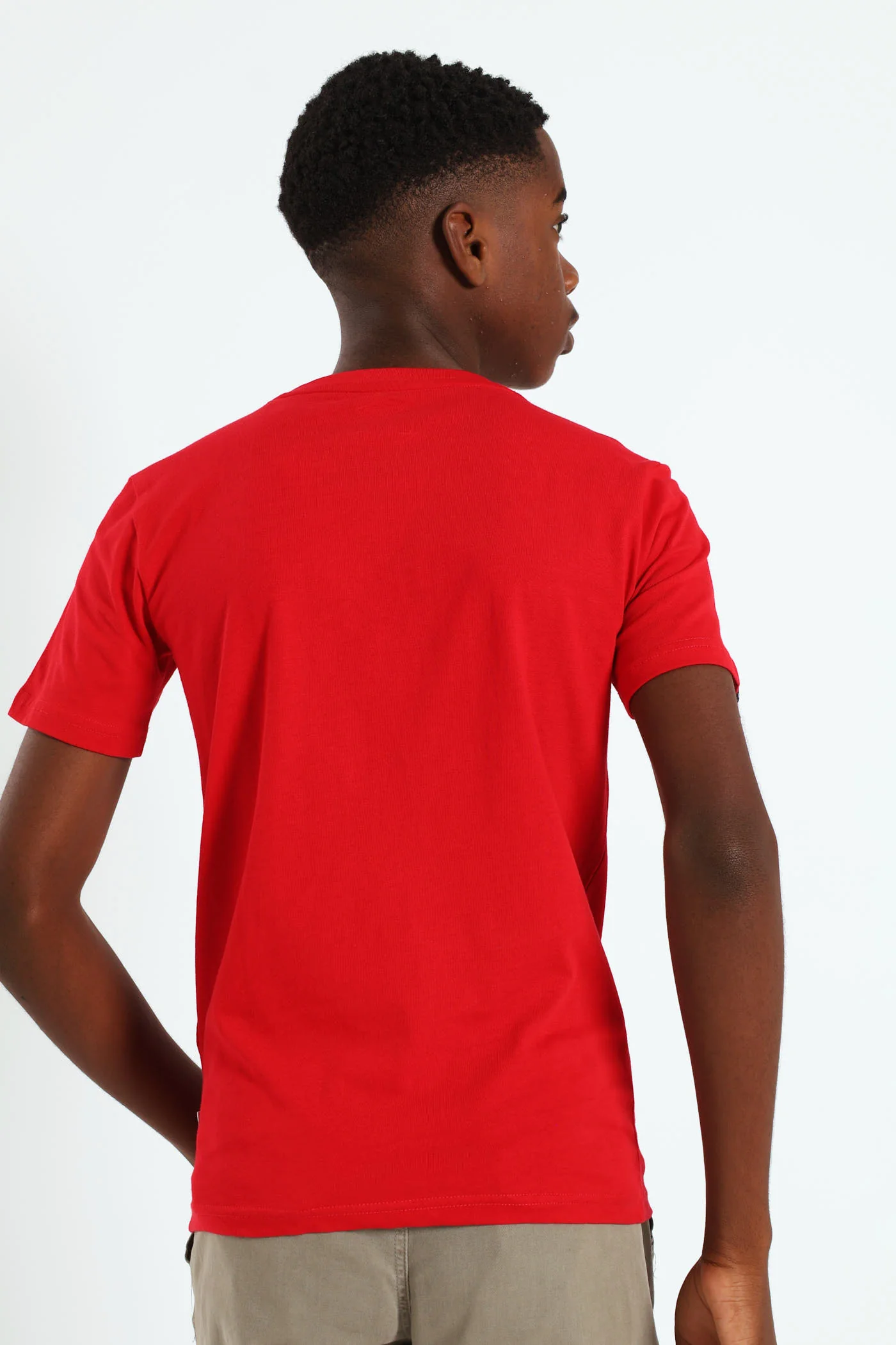 Boys Bastin Tee - Red - Image 3