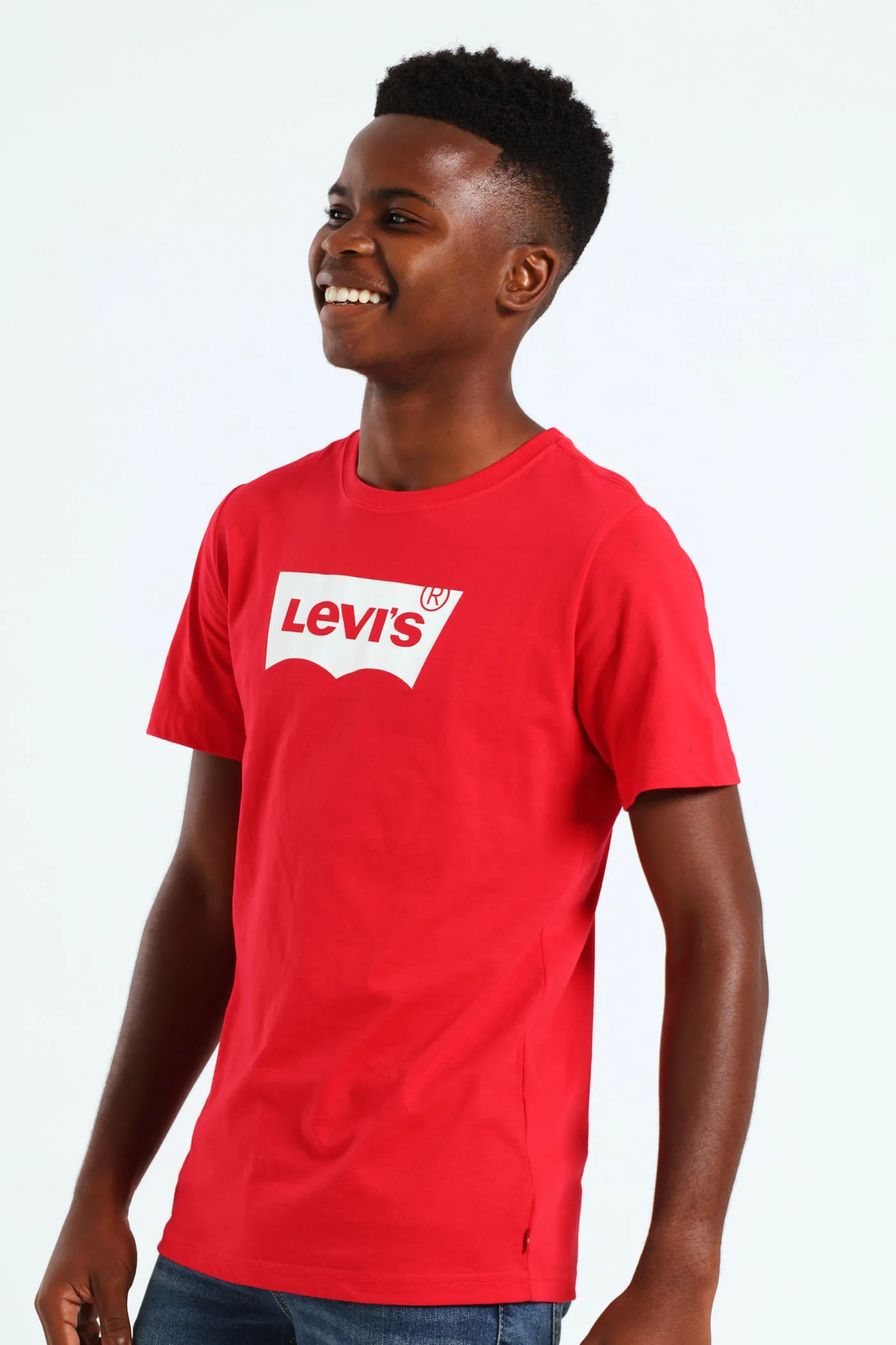 Boys Batwing Tee - Red - Image 3