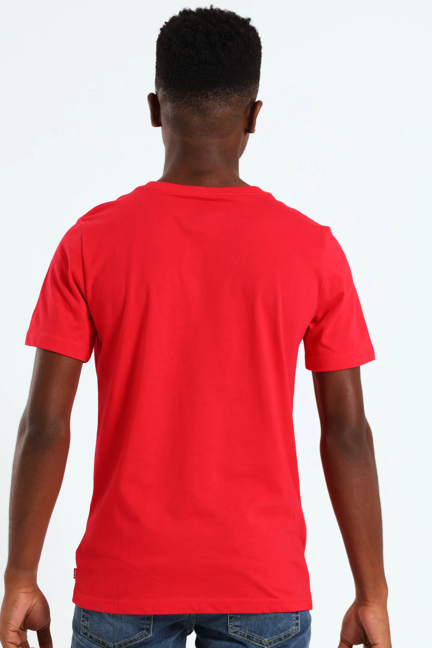 Boys Batwing Tee - Red - Image 4