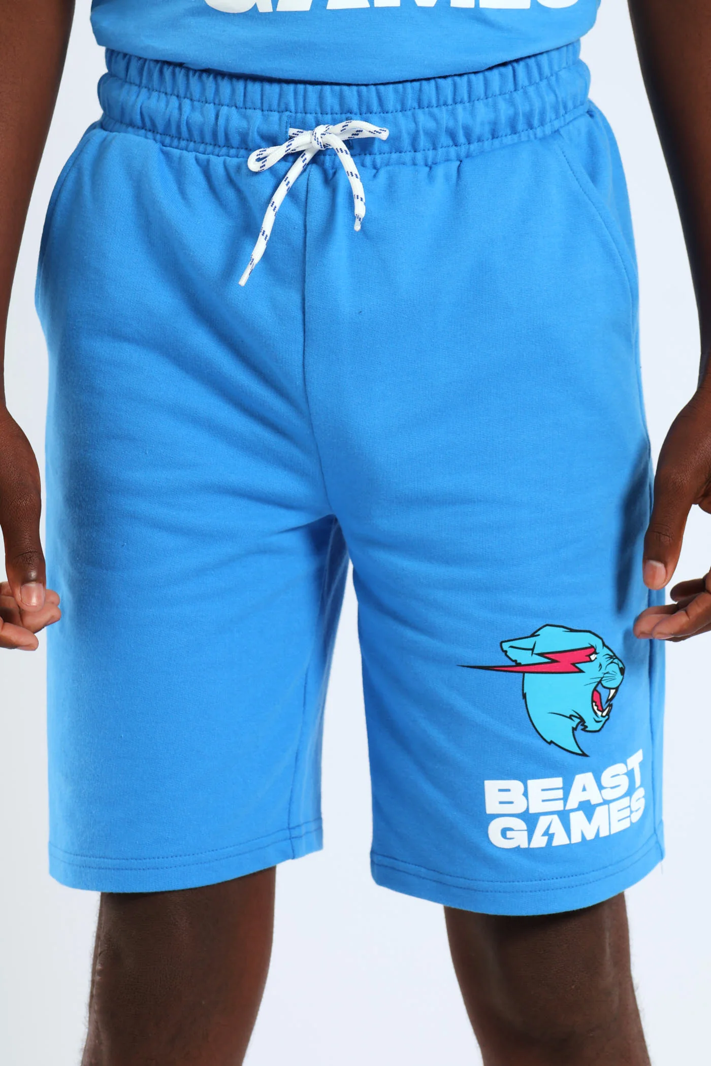 Boys Beast Games Short - Blue - Image 2