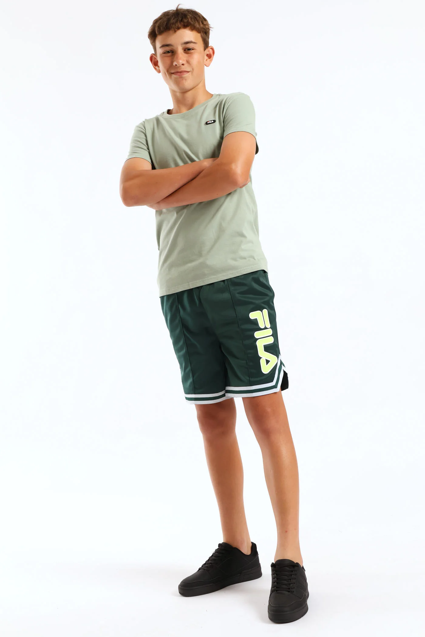 Boys Bellino T-Shirt - Green - Image 4