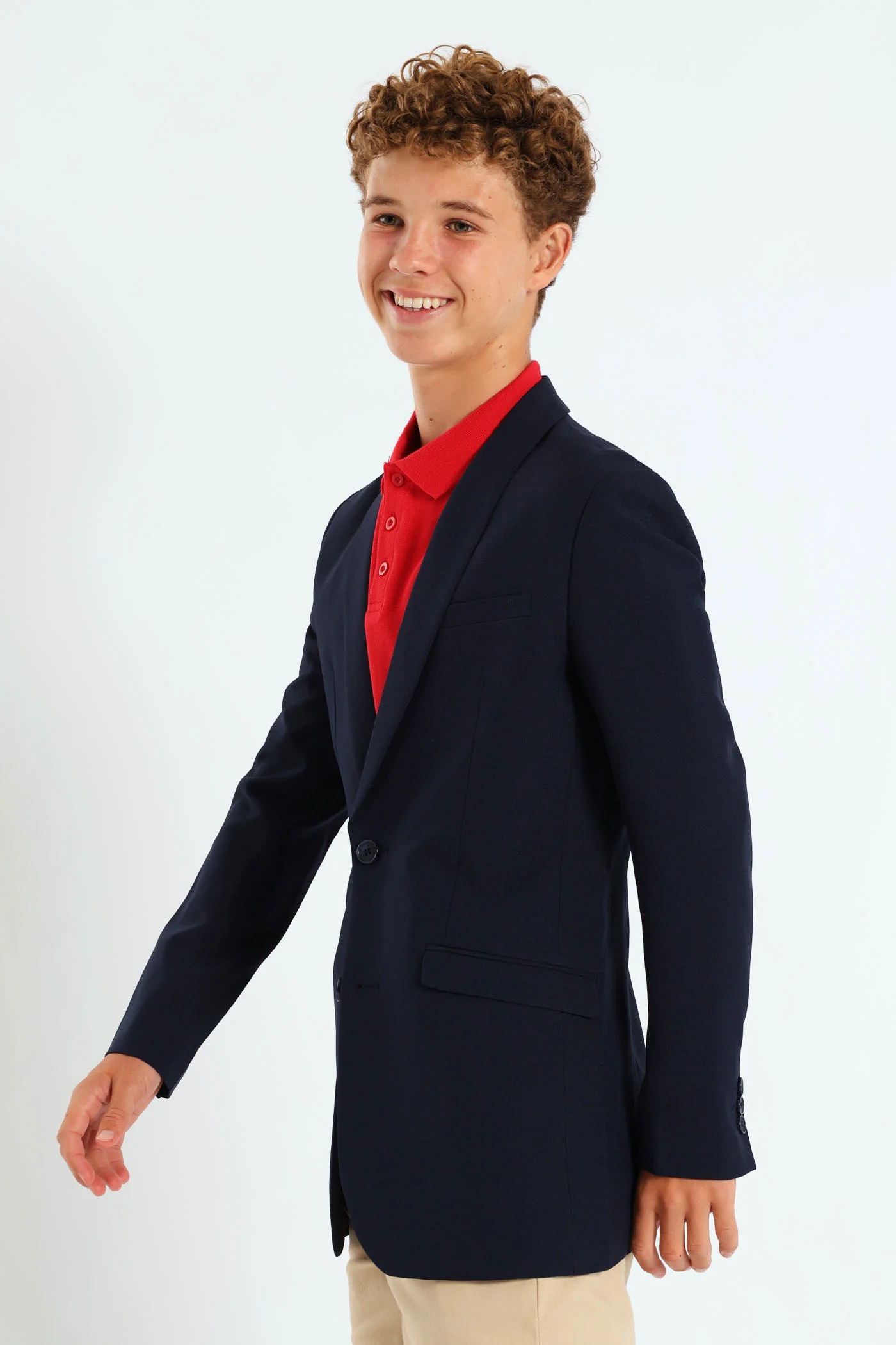 Boys Blazer - Navy - Image 2