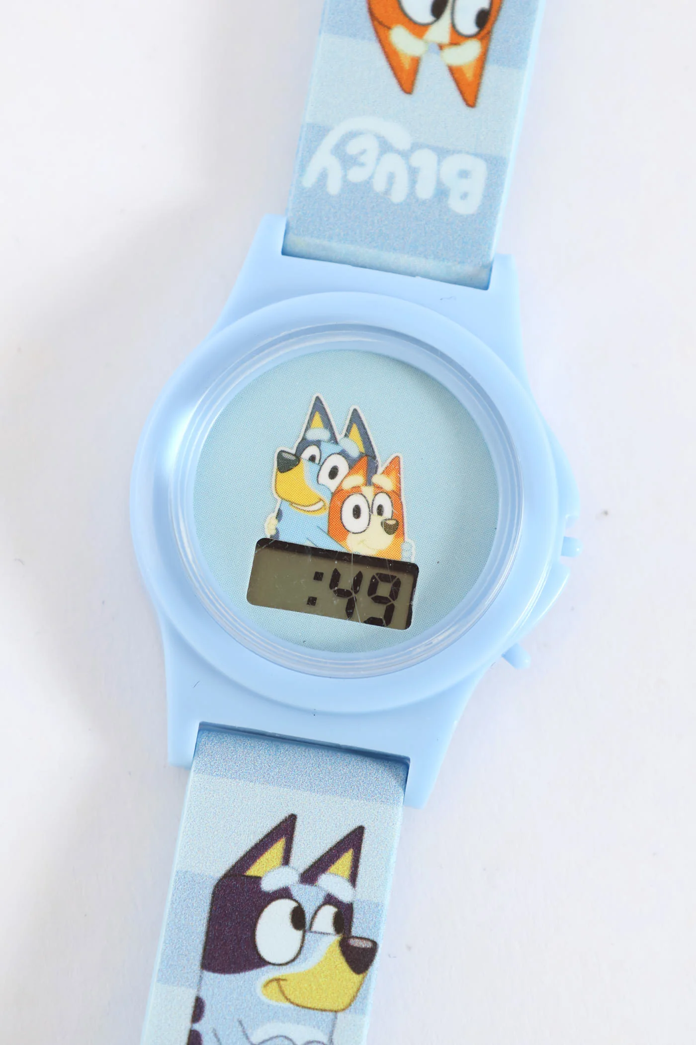 Boys Bluey Digital Watch - Light Blue - Image 2