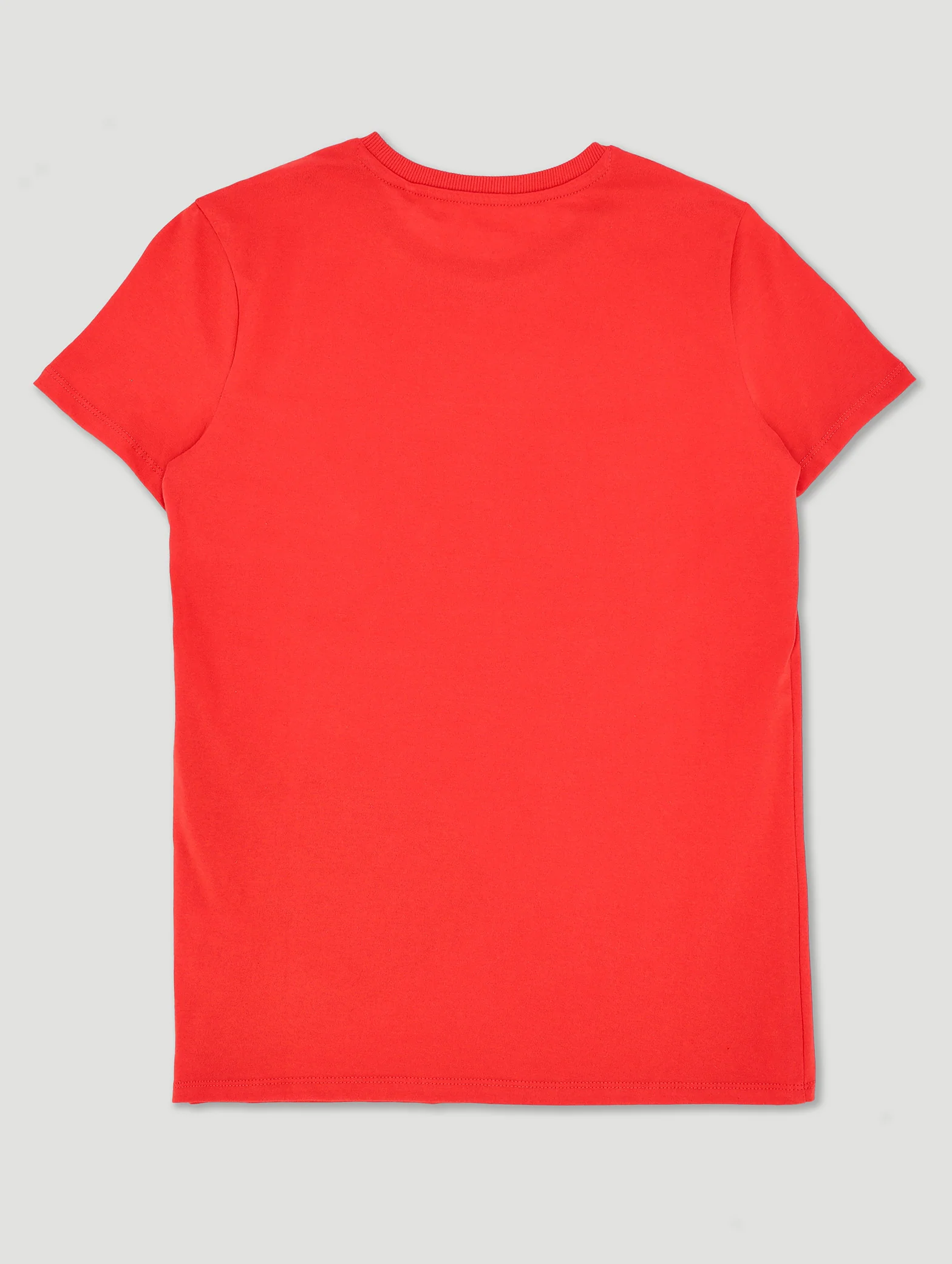 Boys Brand Printed Tee - Red - Image 2
