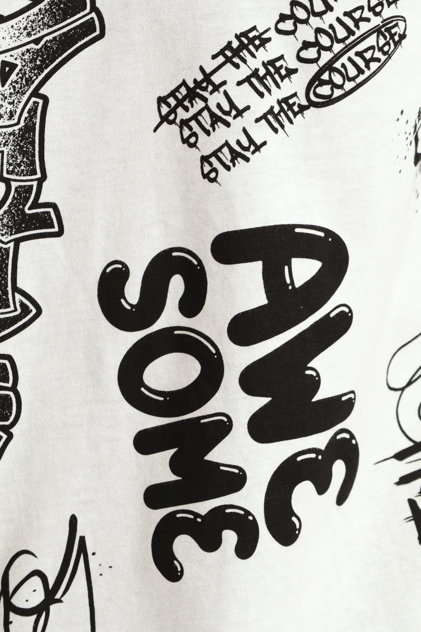 Boys Bronx Graffiti T-Shirt - Ivory - Image 2