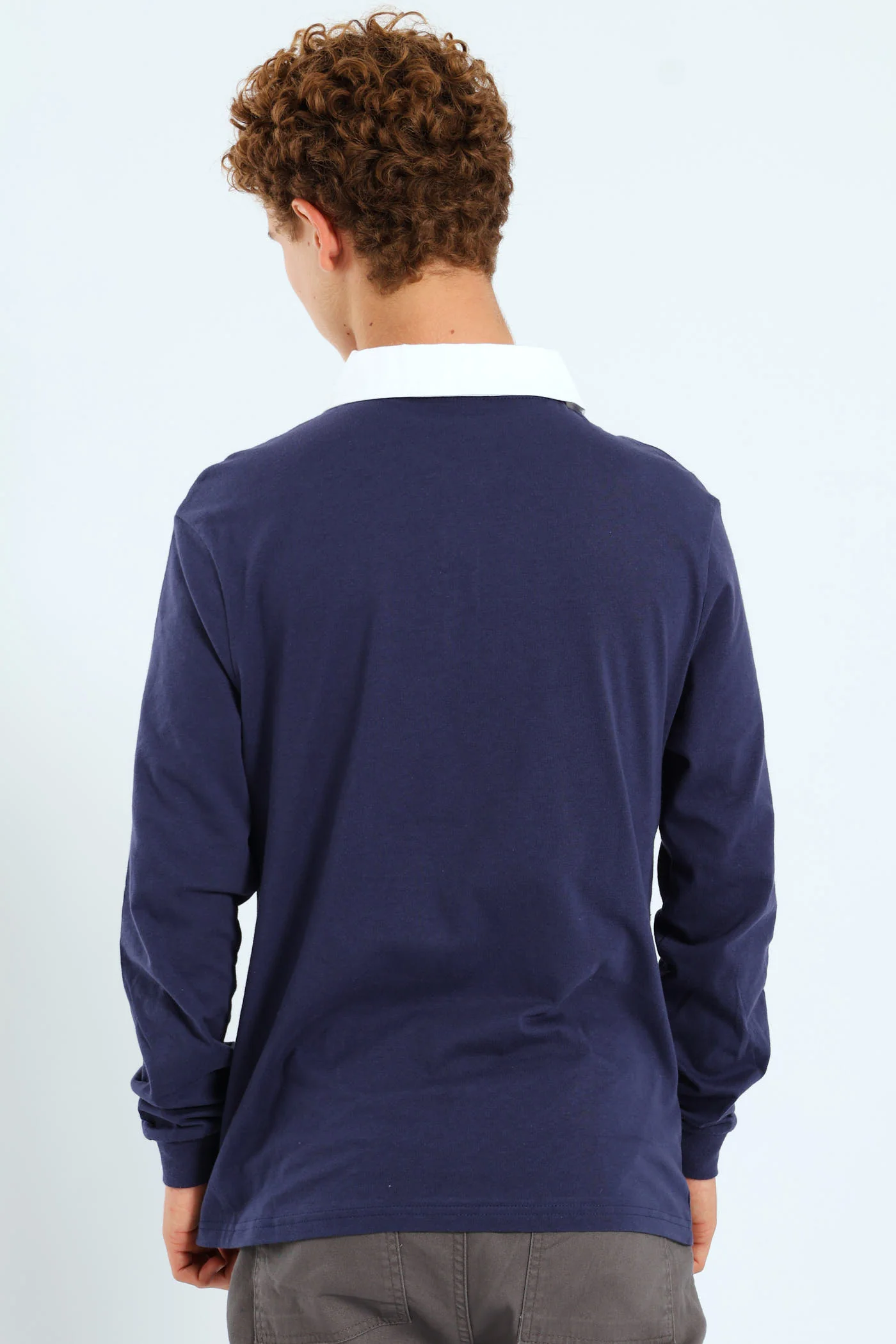 Boys Bronx Rugby Golfer - Navy - Image 3