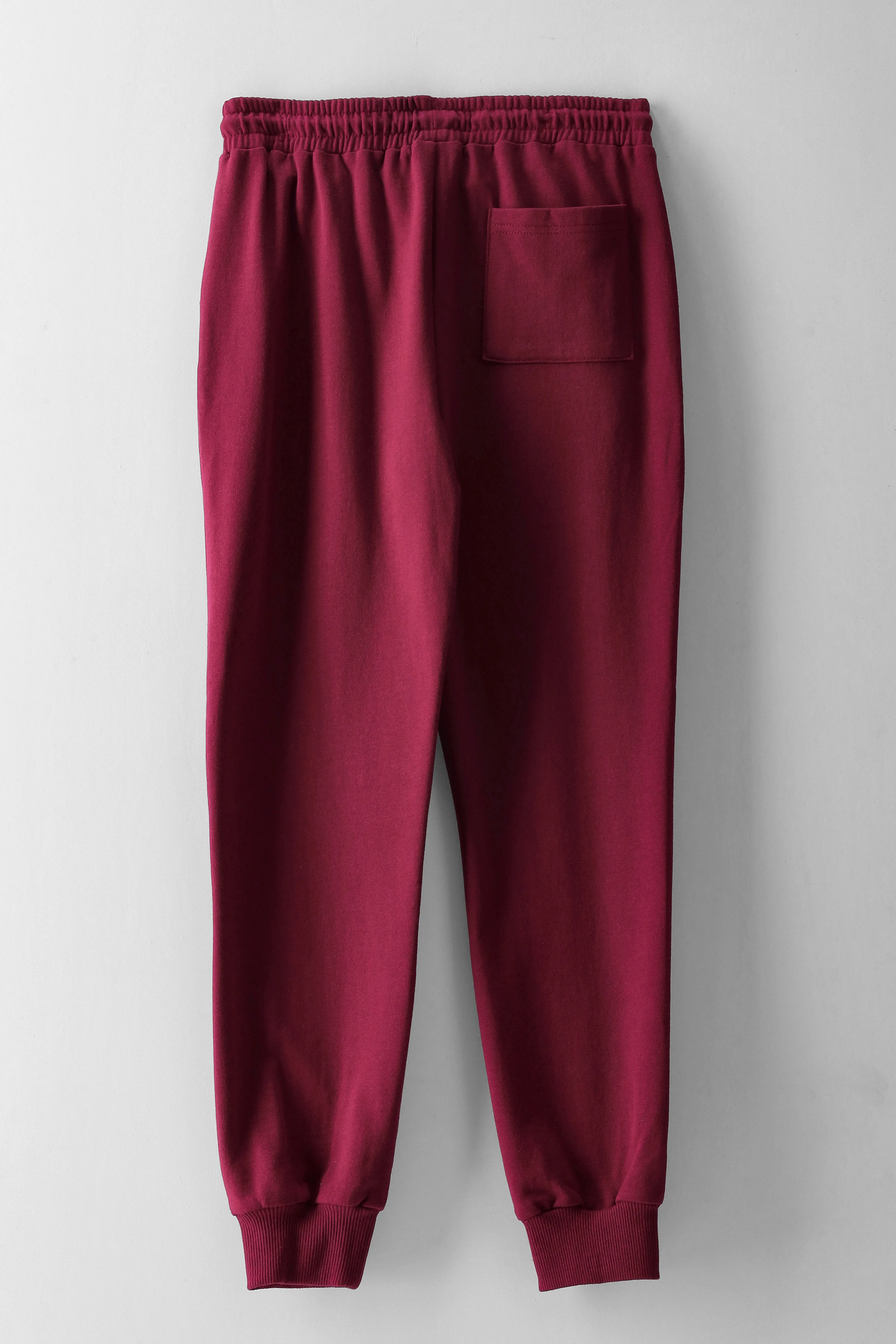 Boys Brooklyn Hd Print Fleece Jogger - Burgundy - Image 2