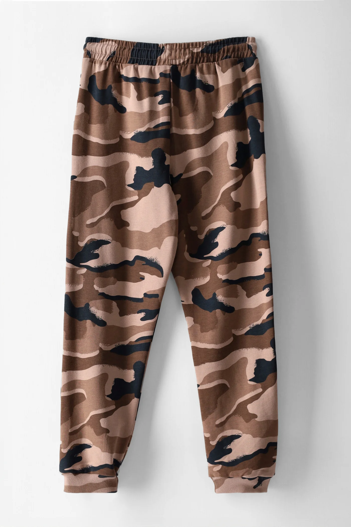 Boys Camo Print Jogger - Brown/Black - Image 2