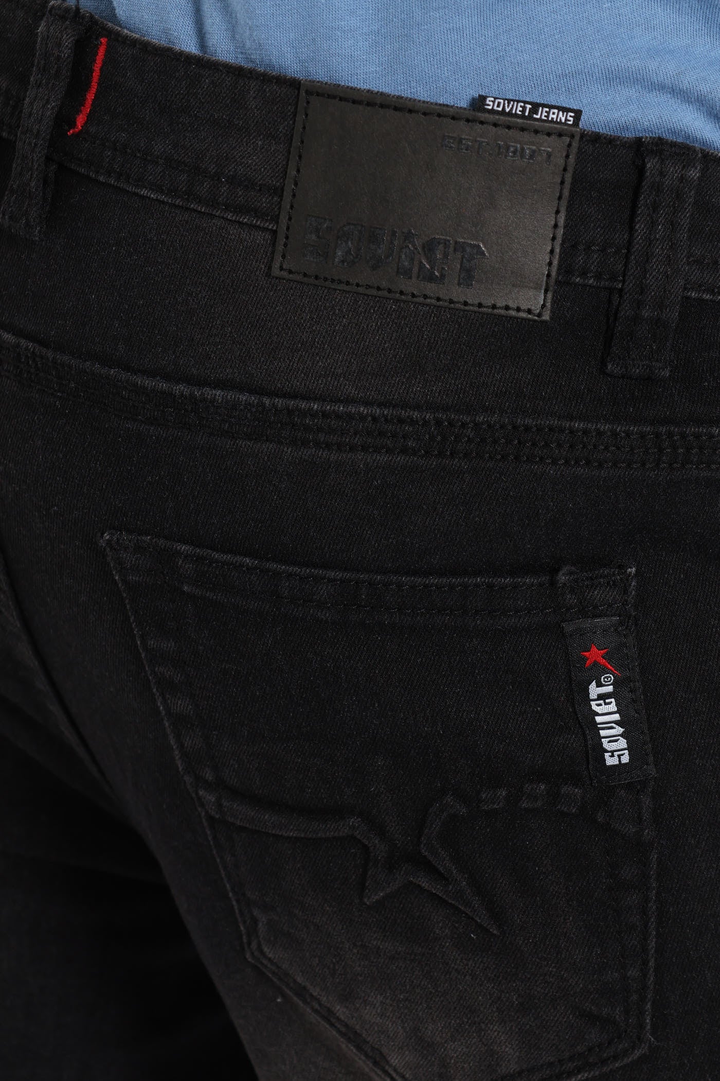 Boys Captain Denim Short - Black - Image 4