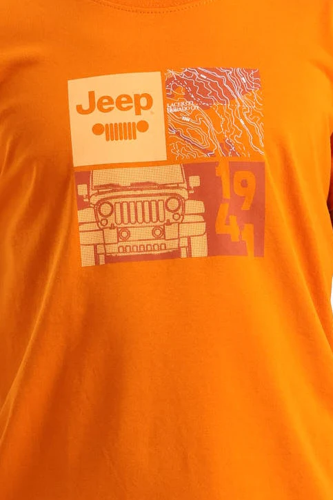 Boys Car Tee - Orange - Image 2