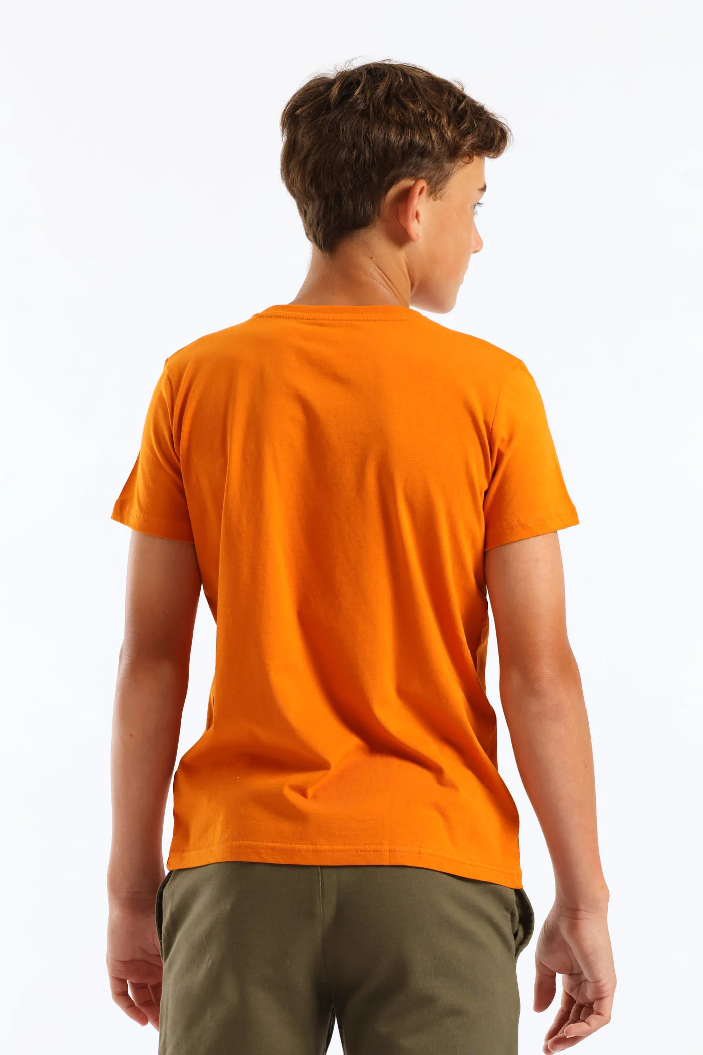 Boys Car Tee - Orange - Image 3