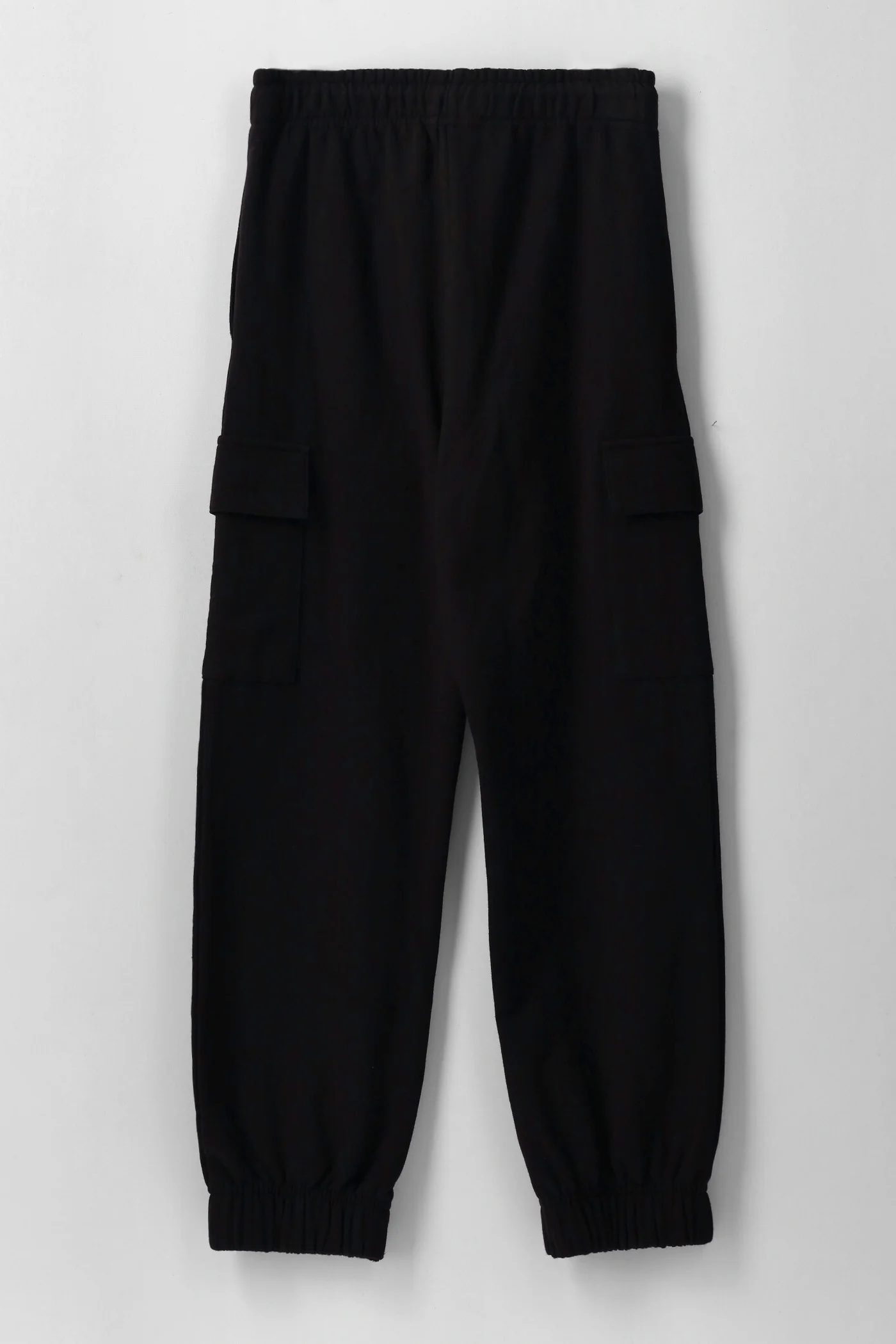 Boys Cargo Fleece Jogger - Black - Image 2