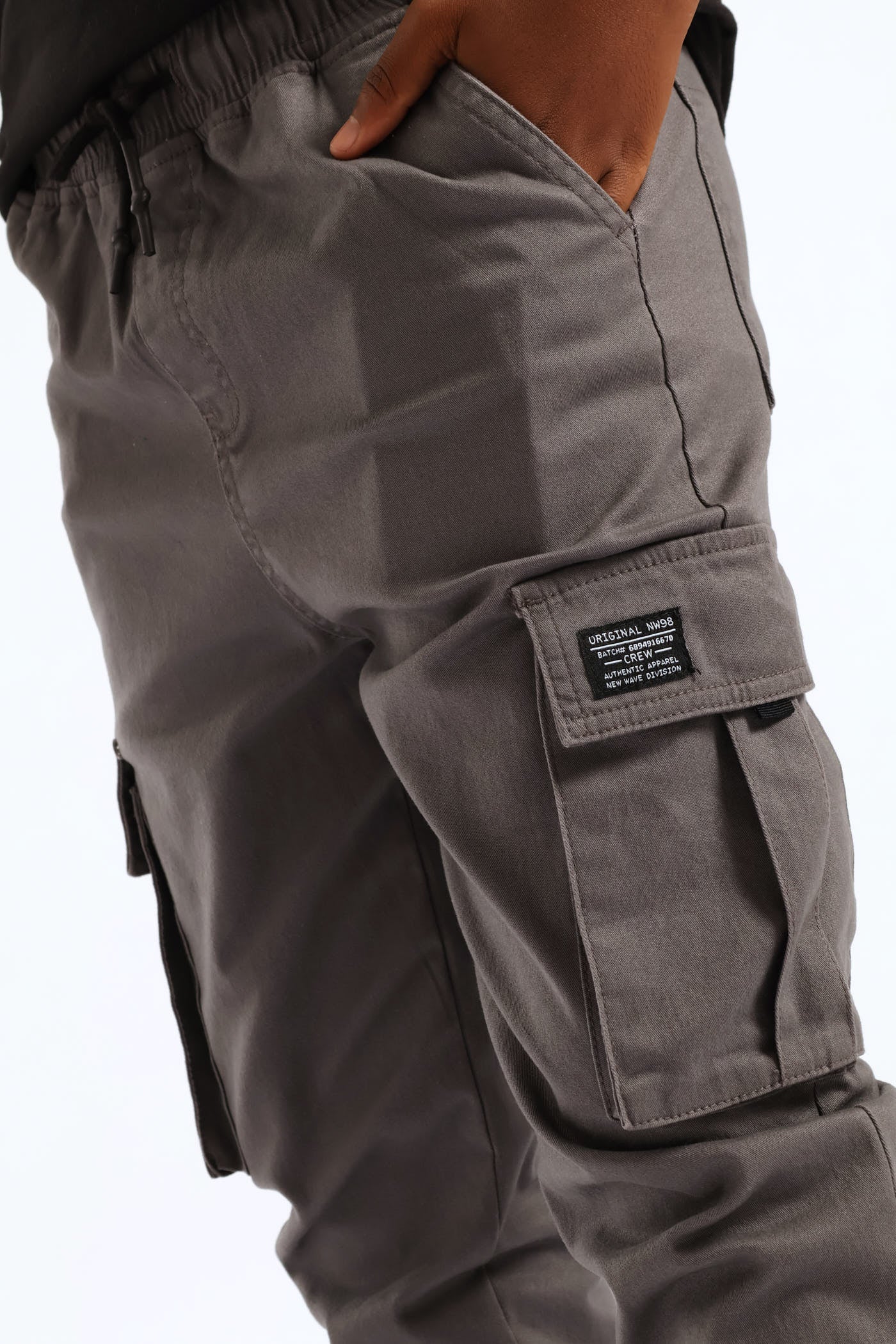 Boys Cargo Jogger - Charcoal - Image 2