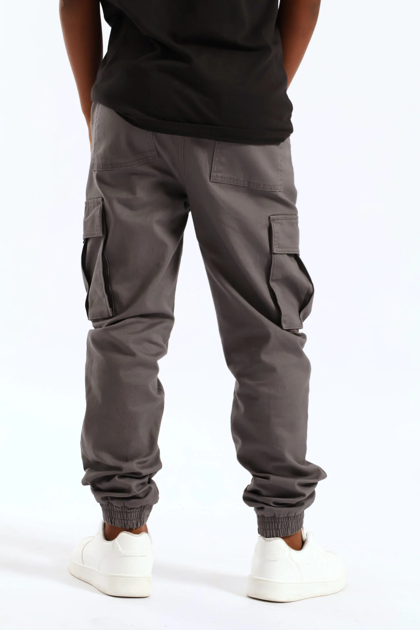 Boys Cargo Jogger - Charcoal - Image 6