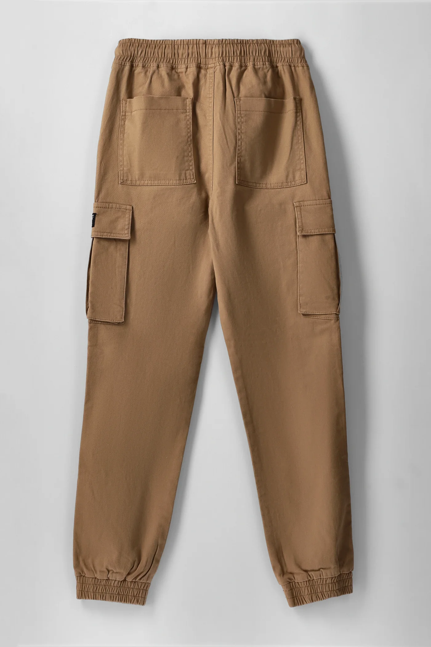 Boys Cargo Jogger Pants - Stone - Image 3