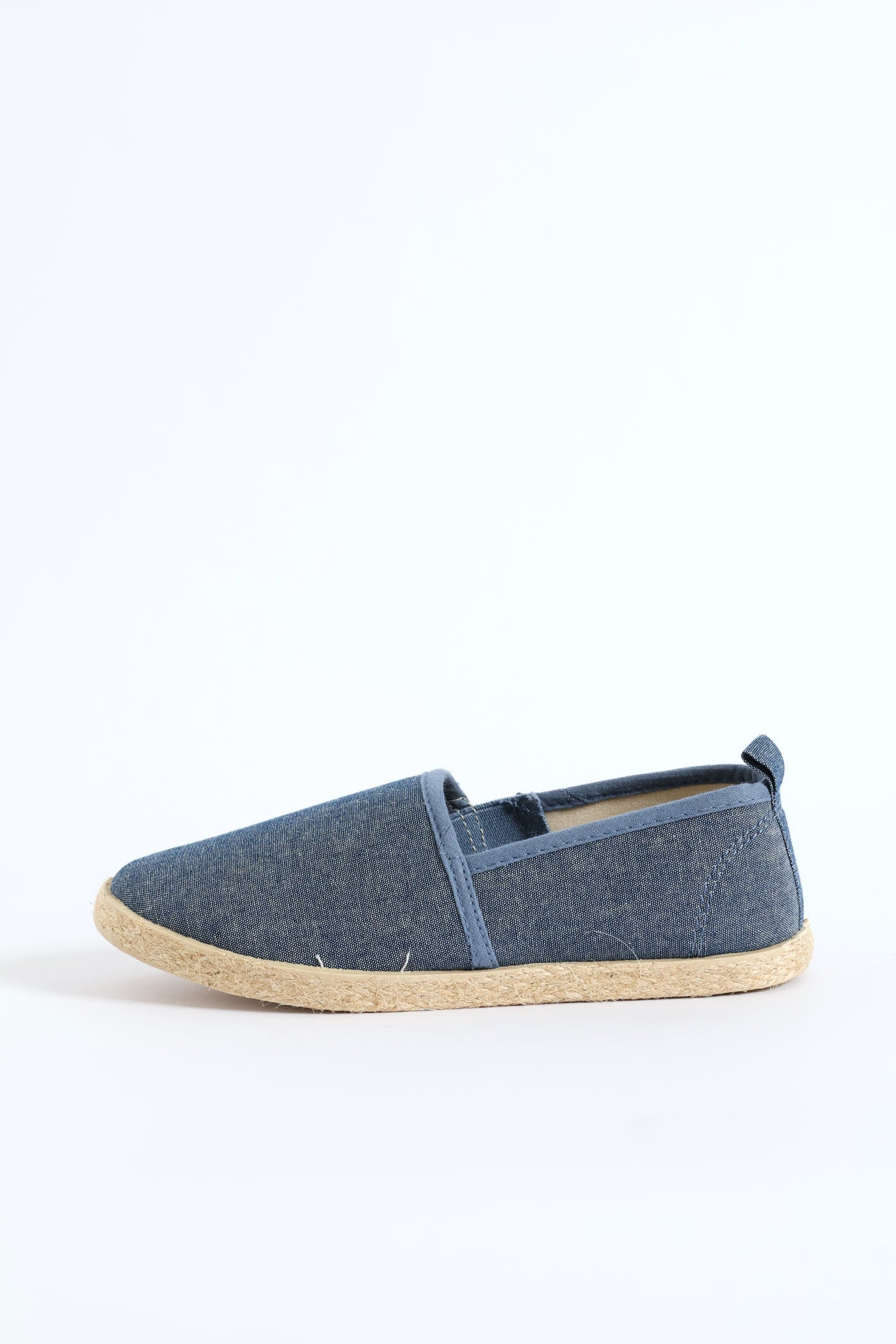 Boys Chambray Espadrille Sandal - Blue - Image 3