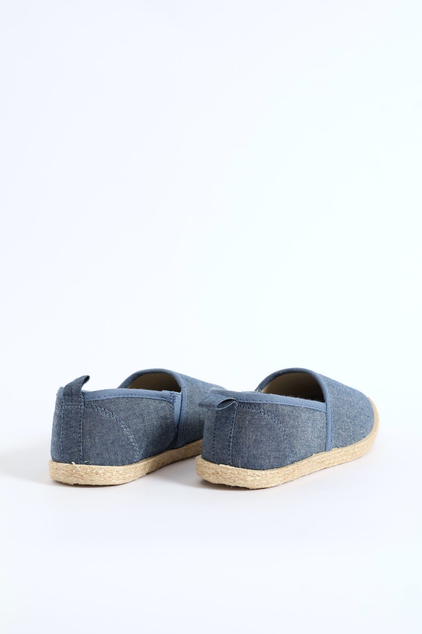 Boys Chambray Espadrille Sandal - Blue - Image 4