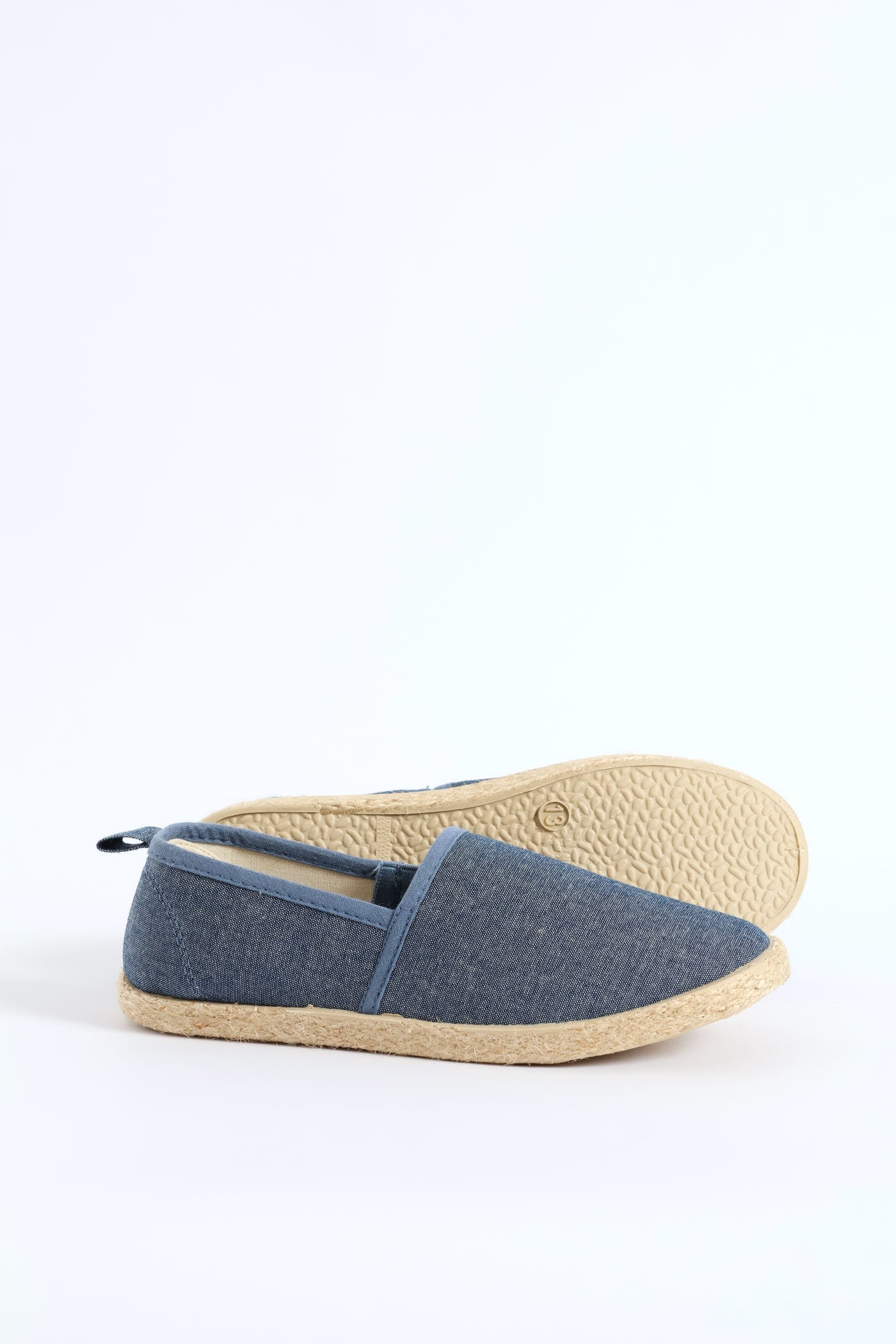 Boys Chambray Espadrille Sandal - Blue - Image 5