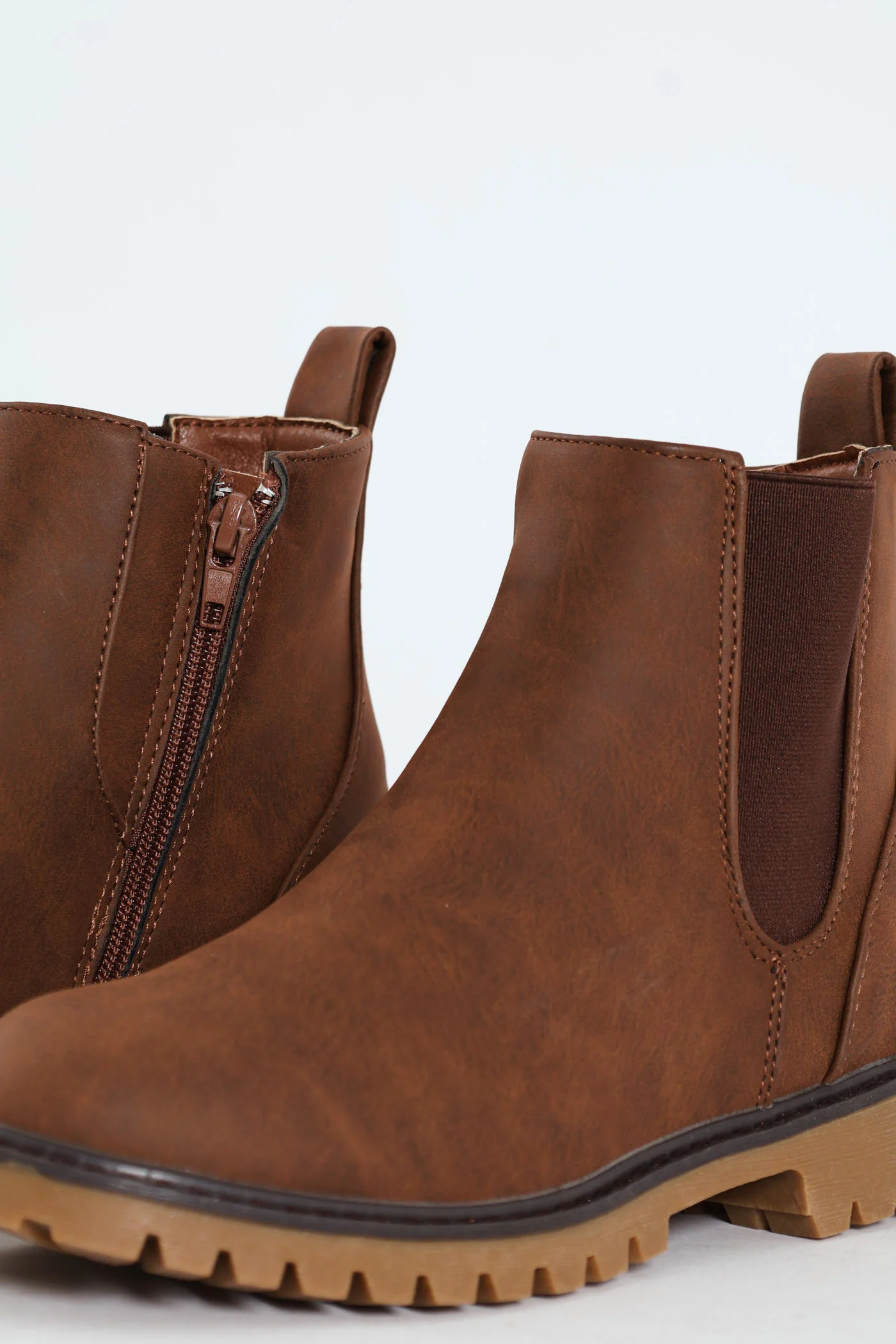 Boys Chelsea Boot - Brown - Image 4