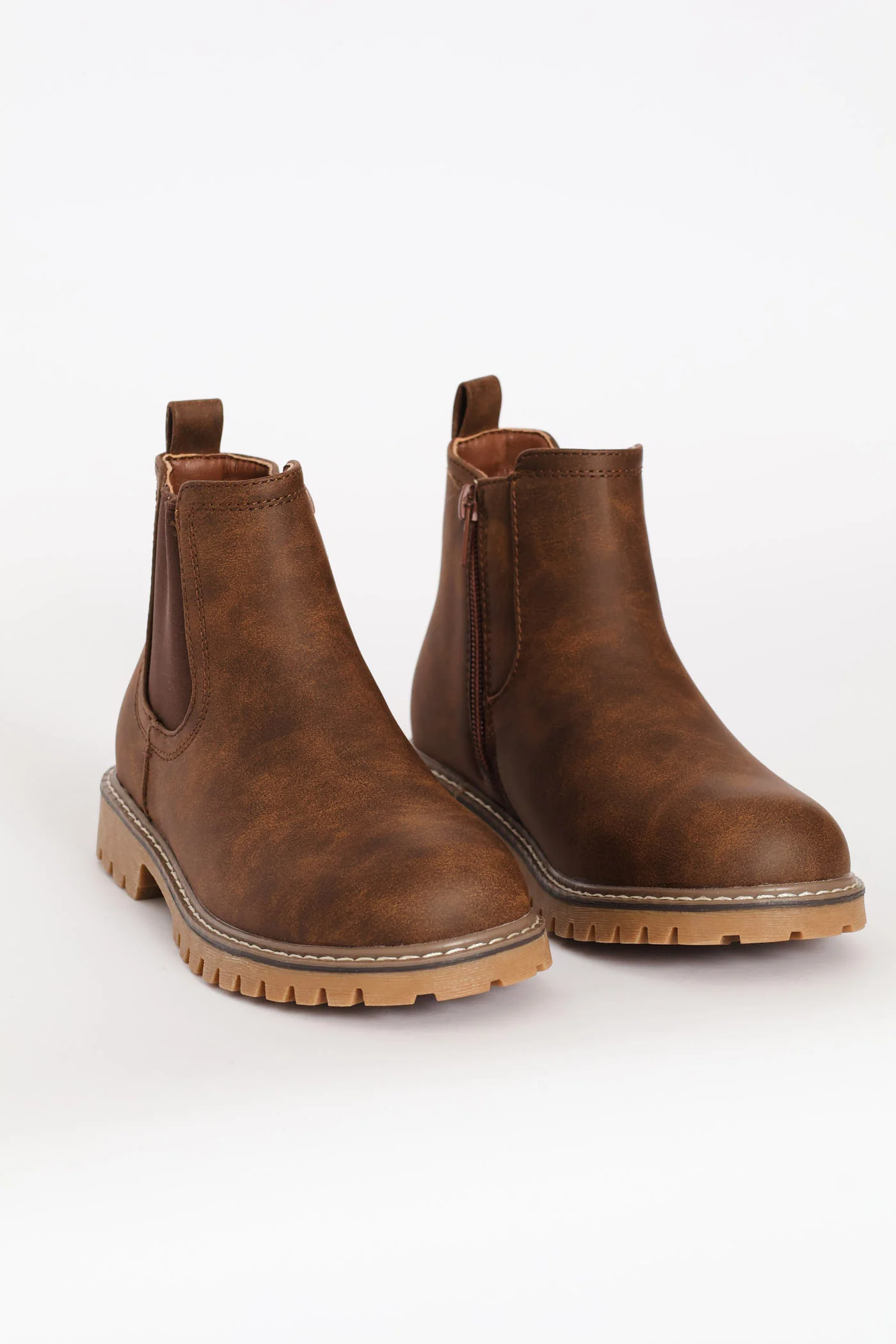 Boys Chelsea Boot - Brown - Image 3