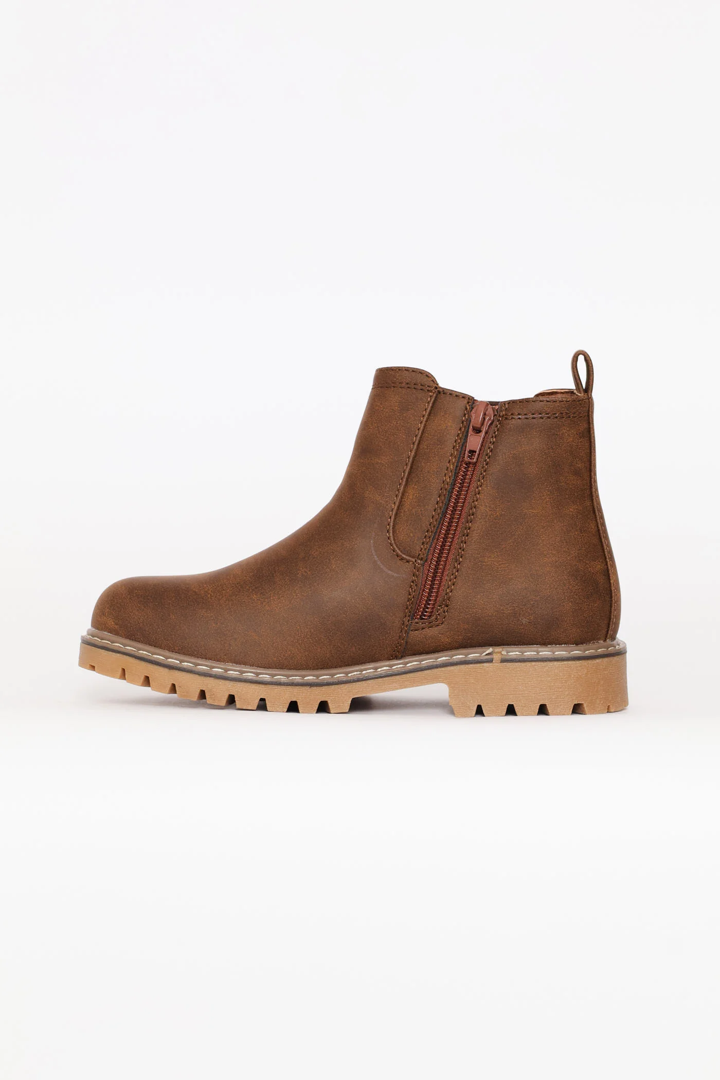 Boys Chelsea Boot - Brown - Image 5