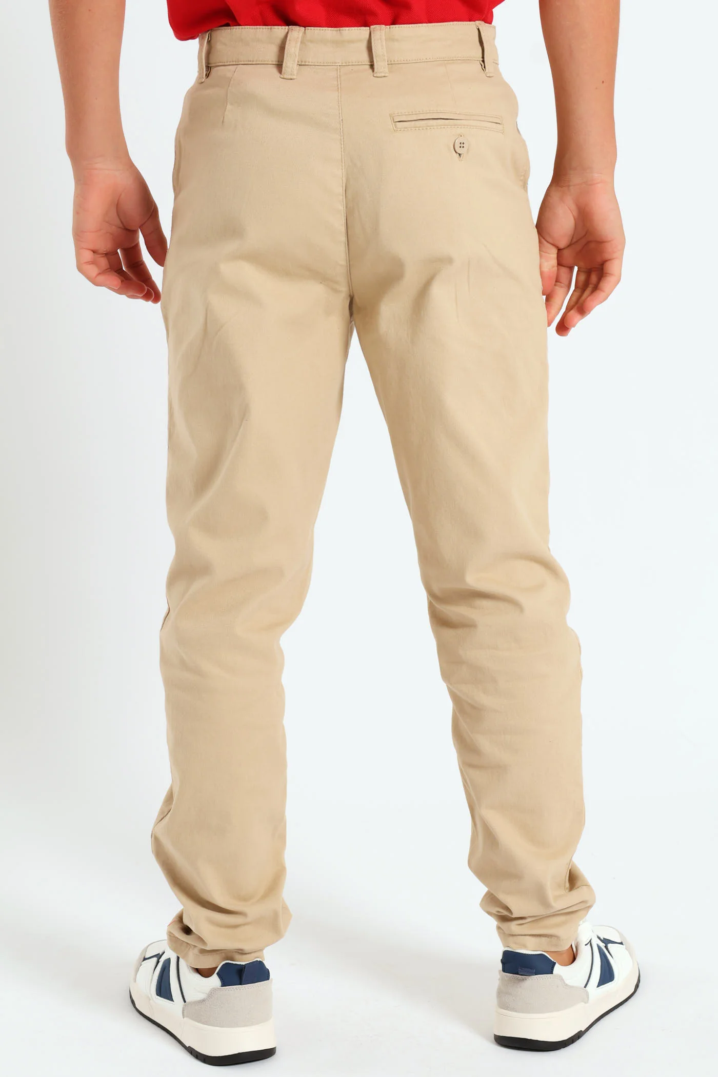 Boys Chino Pants - Stone - Image 3