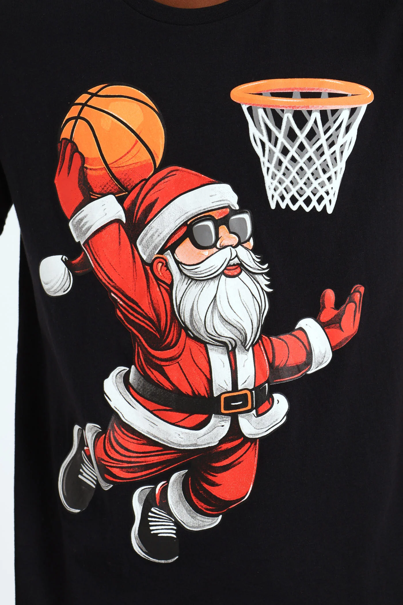 Boys Christmas Tee - Black - Image 2
