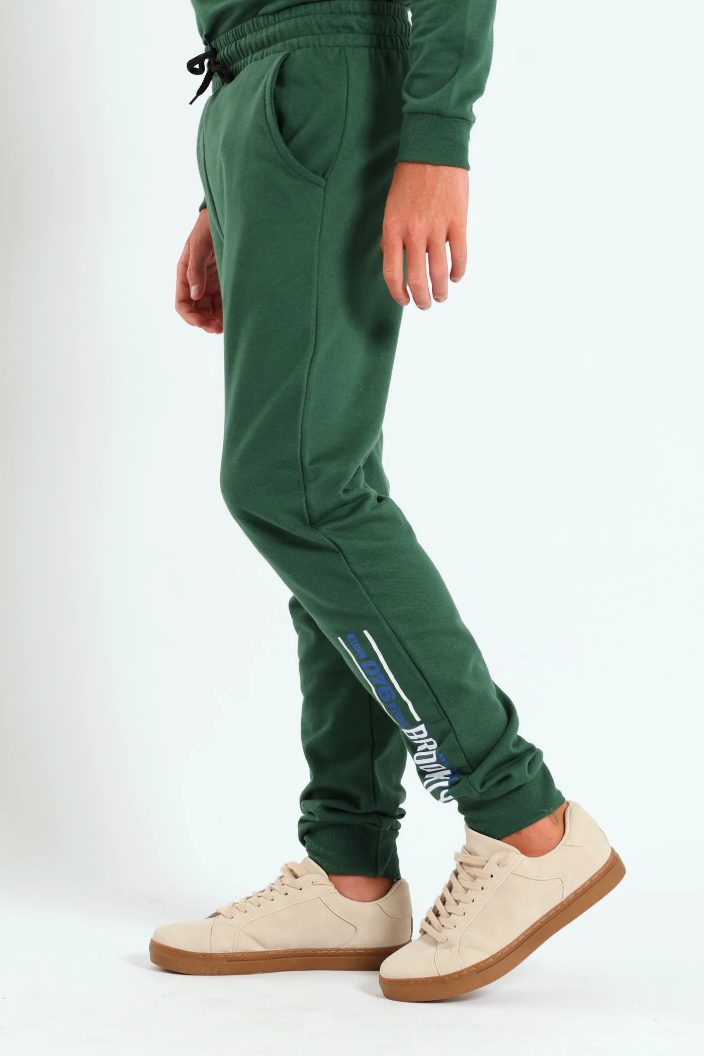 Boys College Jogger - Green - Image 5