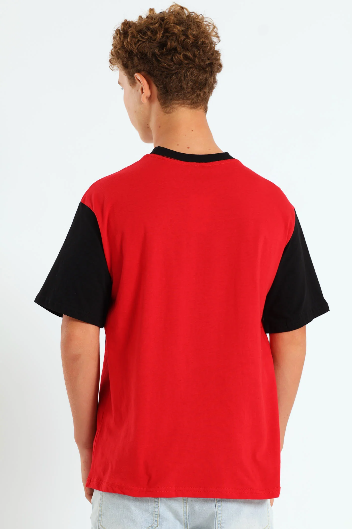 Boys Colourblock Oversized Tokyo Athletics Tee - Multi - Image 2