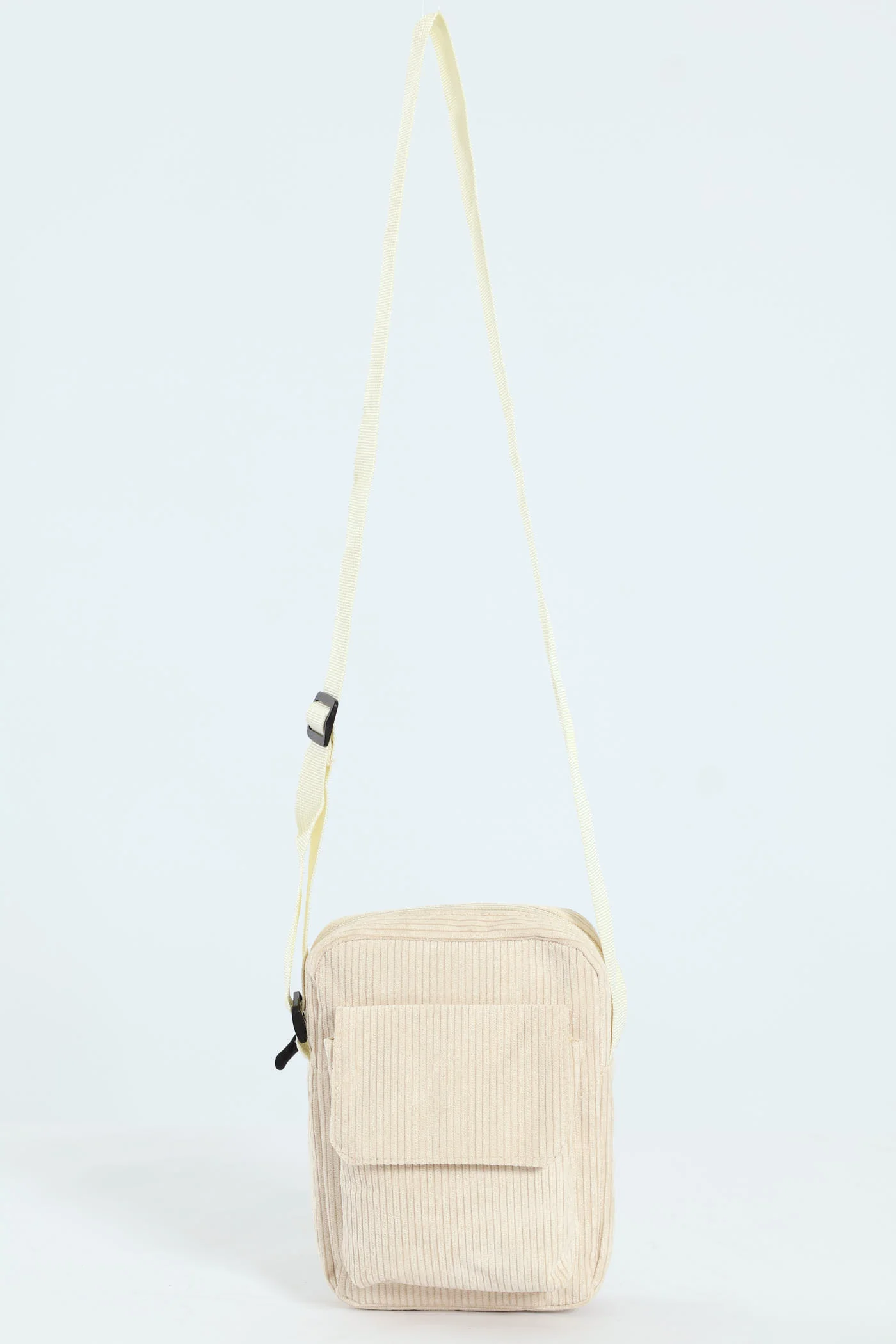 Boys Corduroy Sling Bag - Beige - Image 6