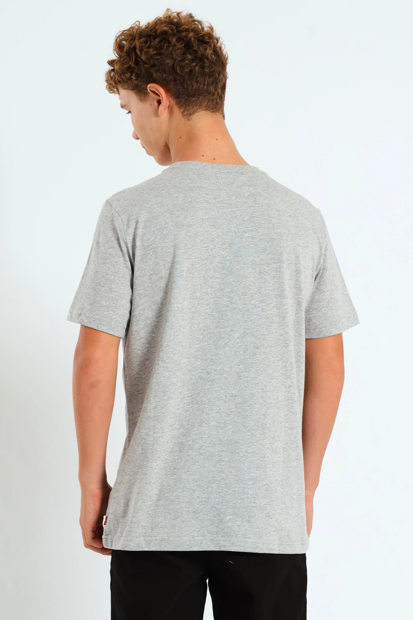 Boys Core Bat Logo Tee - Grey - Image 3