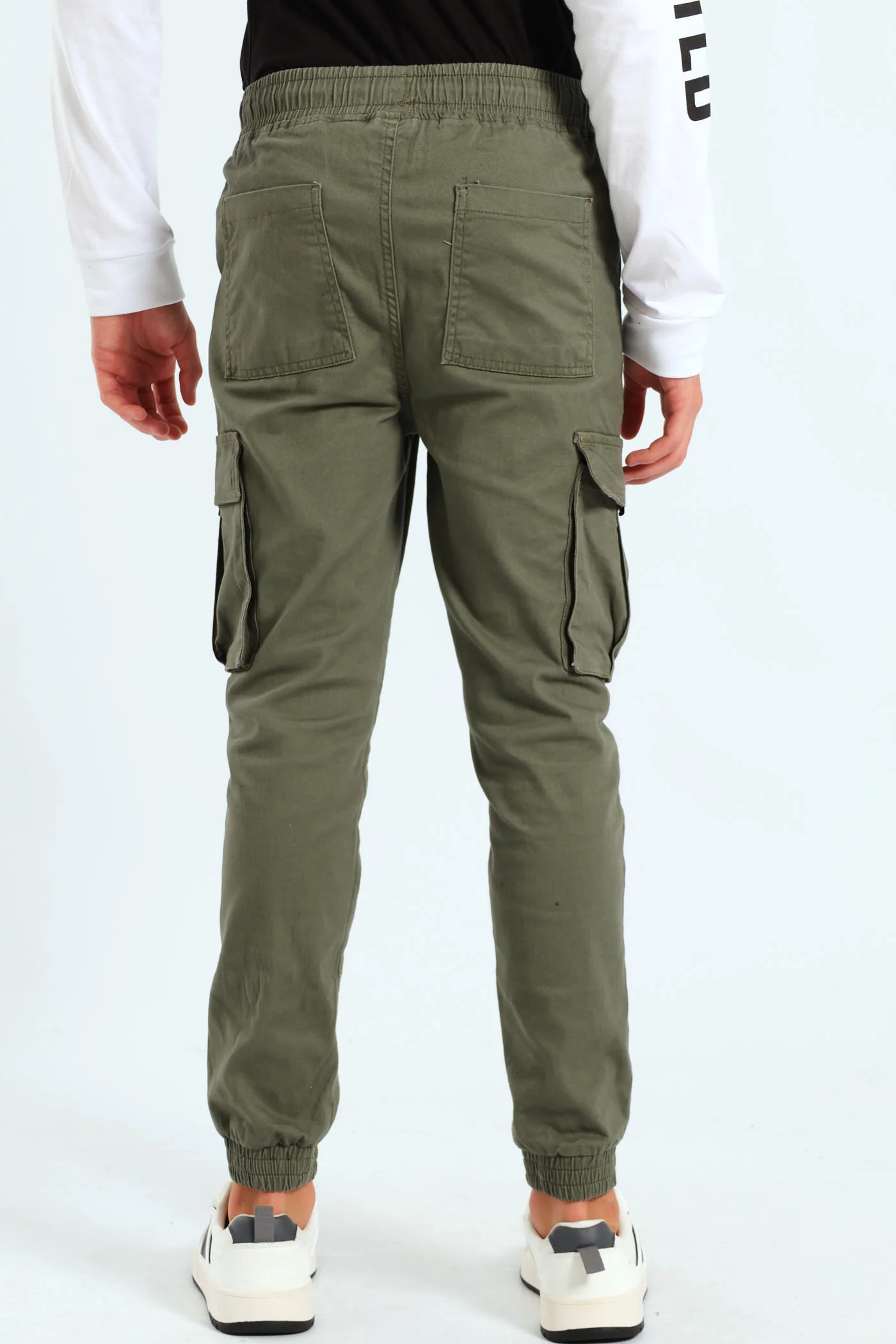 Boys Core Cargo Jogger - Olive - Image 4