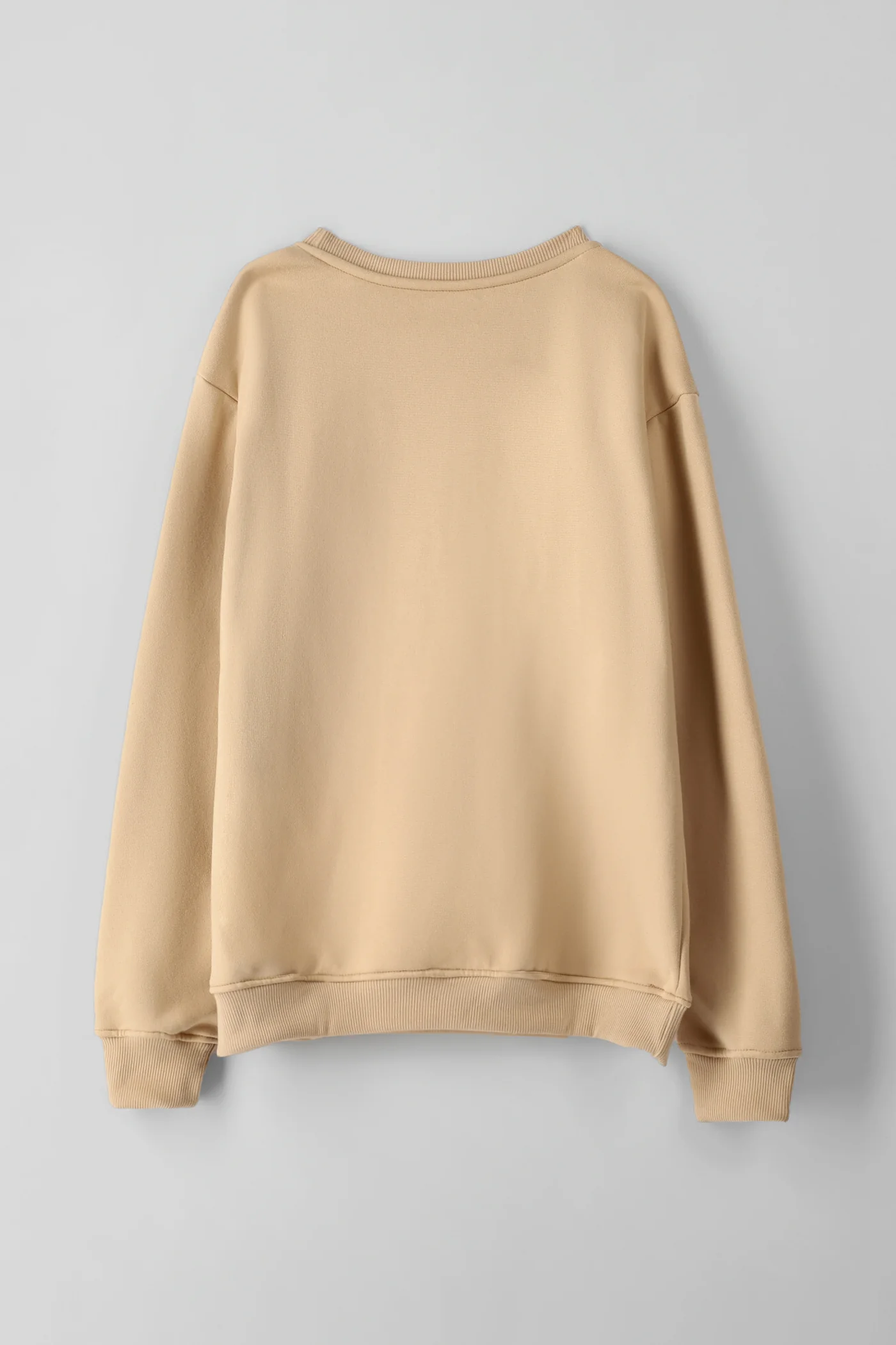 Boys Core Crew Fleece Top - Stone - Image 2