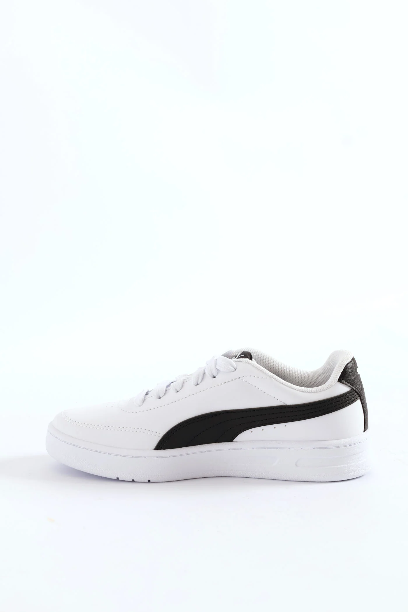 Boys Court Classic Clean Jr Sneaker - White/Black - Image 4