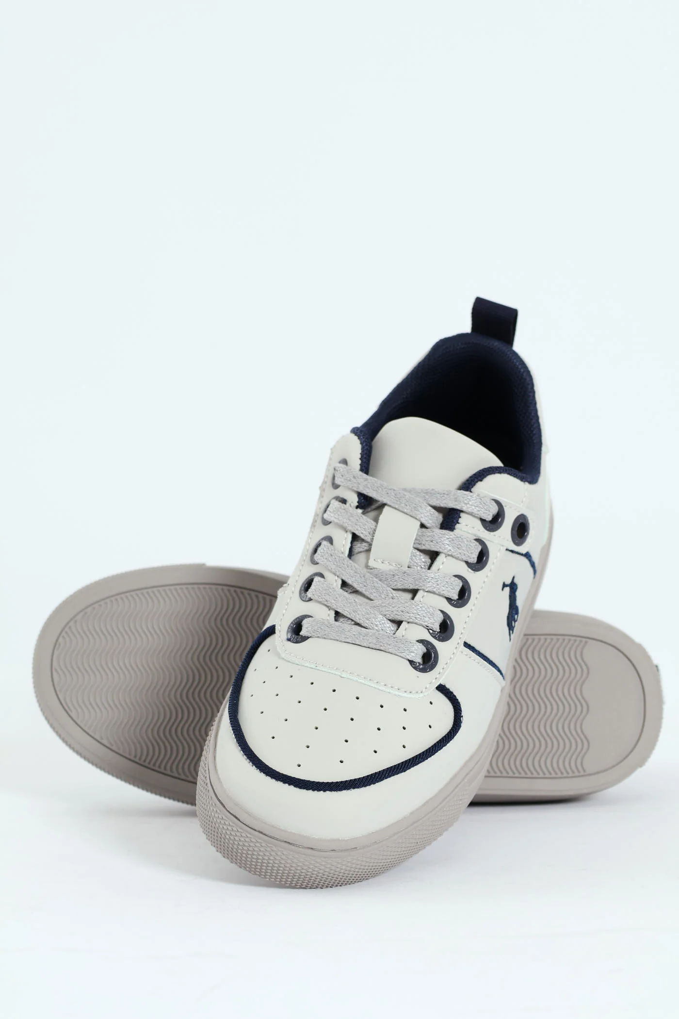 Boys Court Sneaker - Grey - Image 3