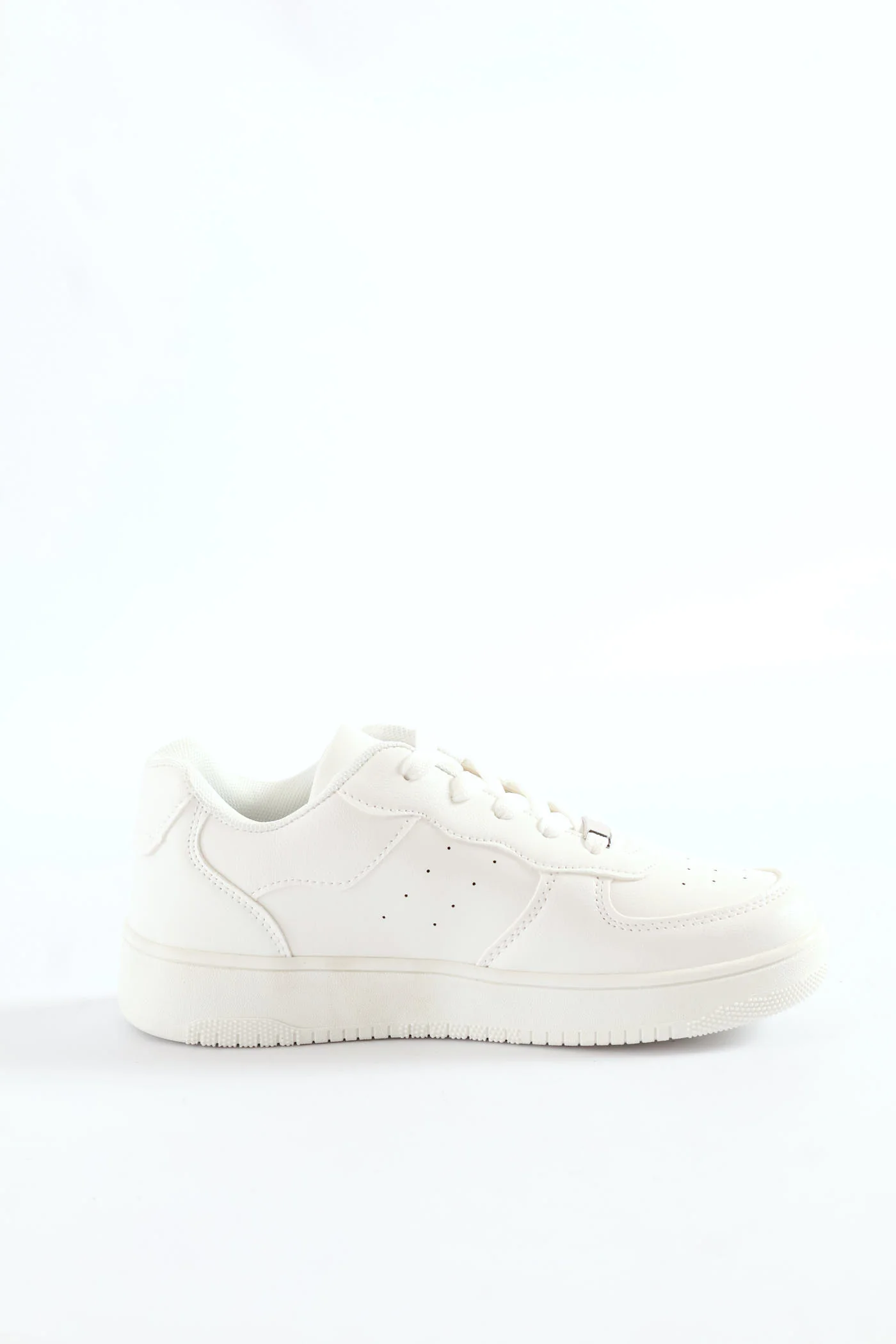 Boys Court Sneaker - White - Image 4