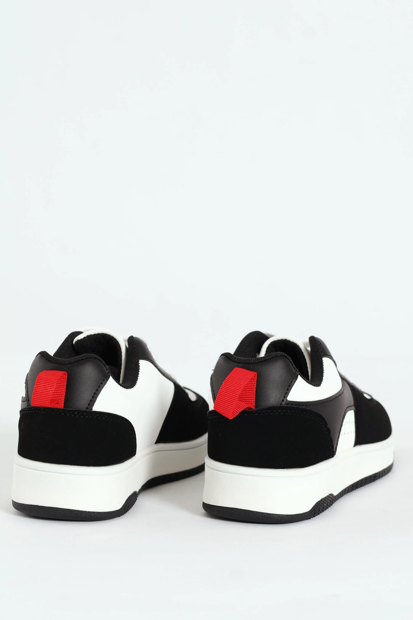 Boys Court Sneaker - White/Black - Image 2