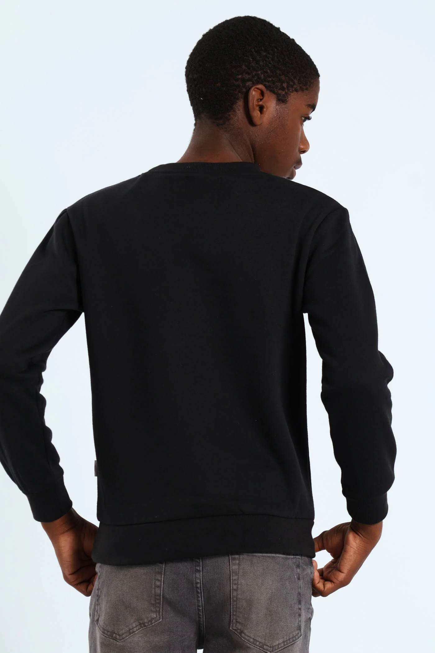 Boys Dale Moon Bag Sweatshirt - Black - Image 4