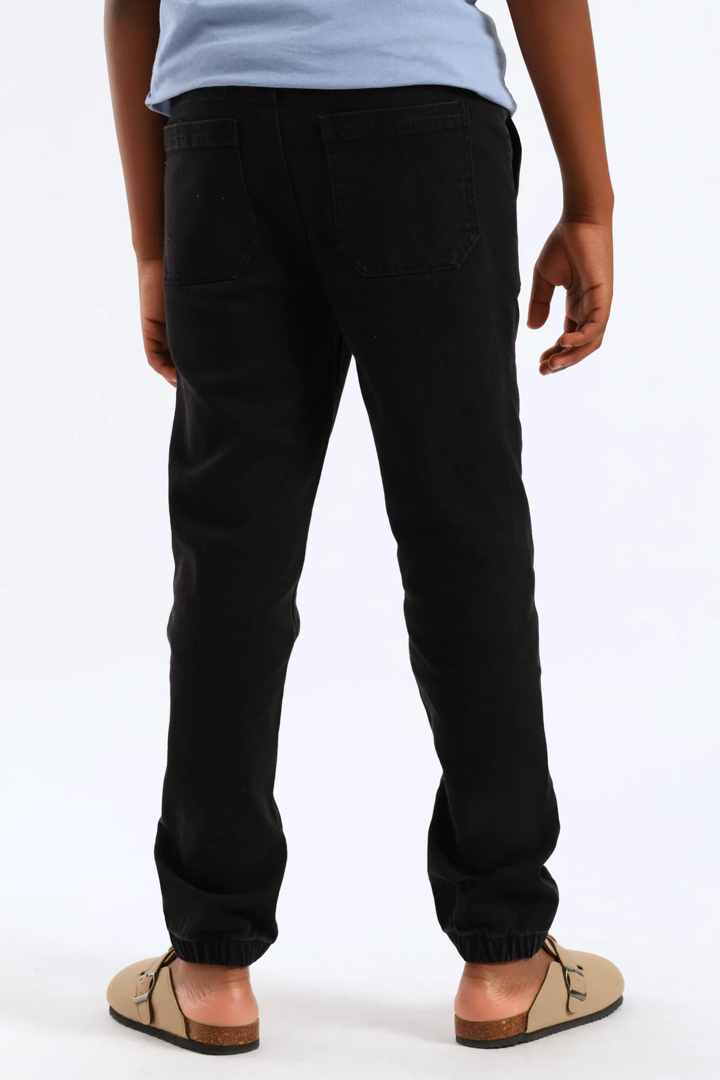 Boys Denim Jogger - Black - Image 5