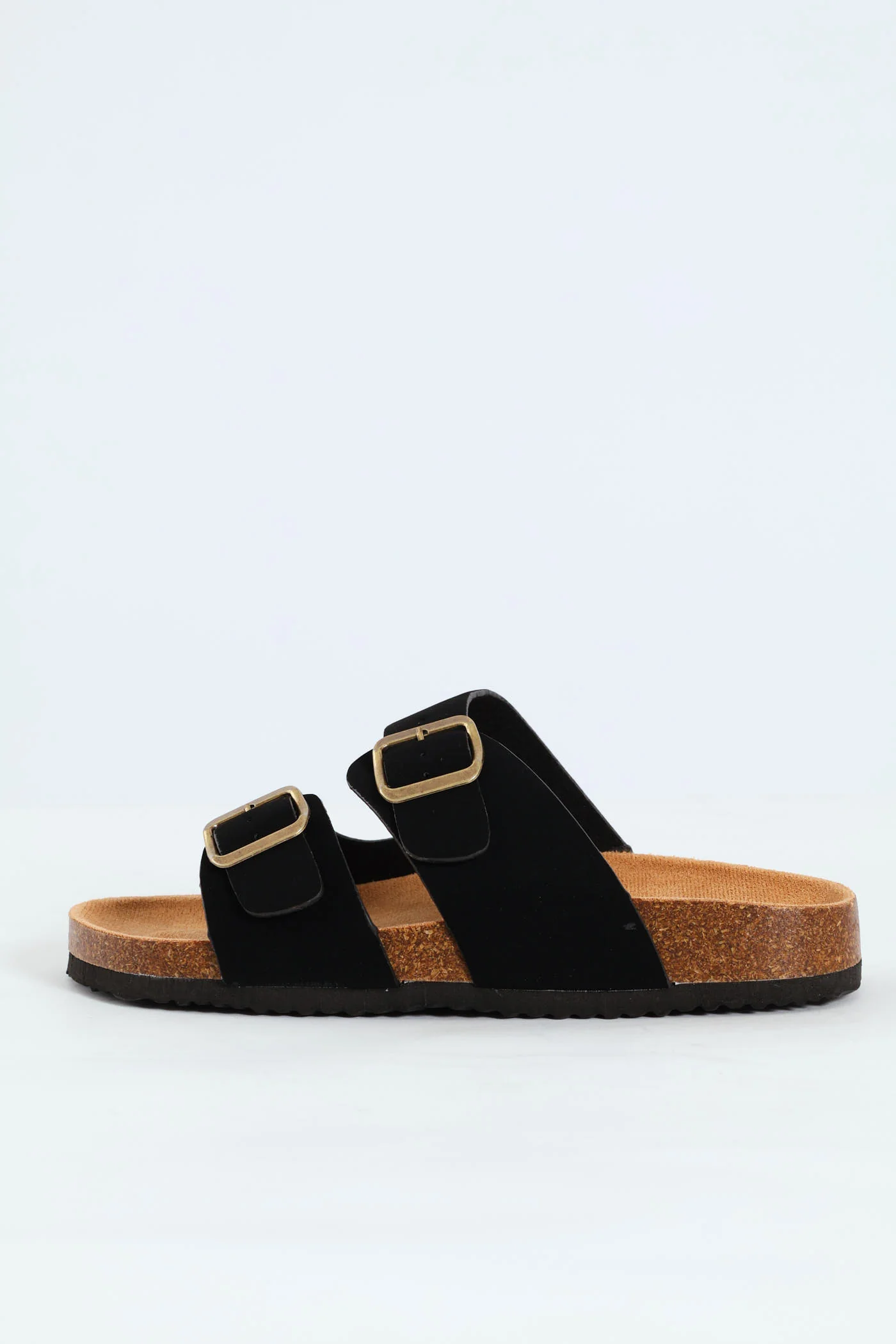 Boys Double Buckle Health Sandal - Black - Image 4