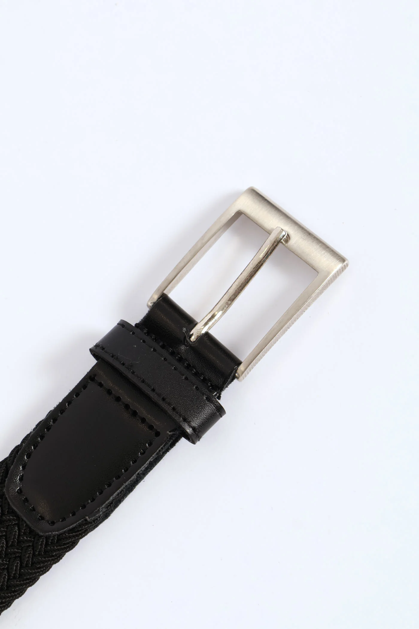 Boys Elasticated Belt - Black - Image 2