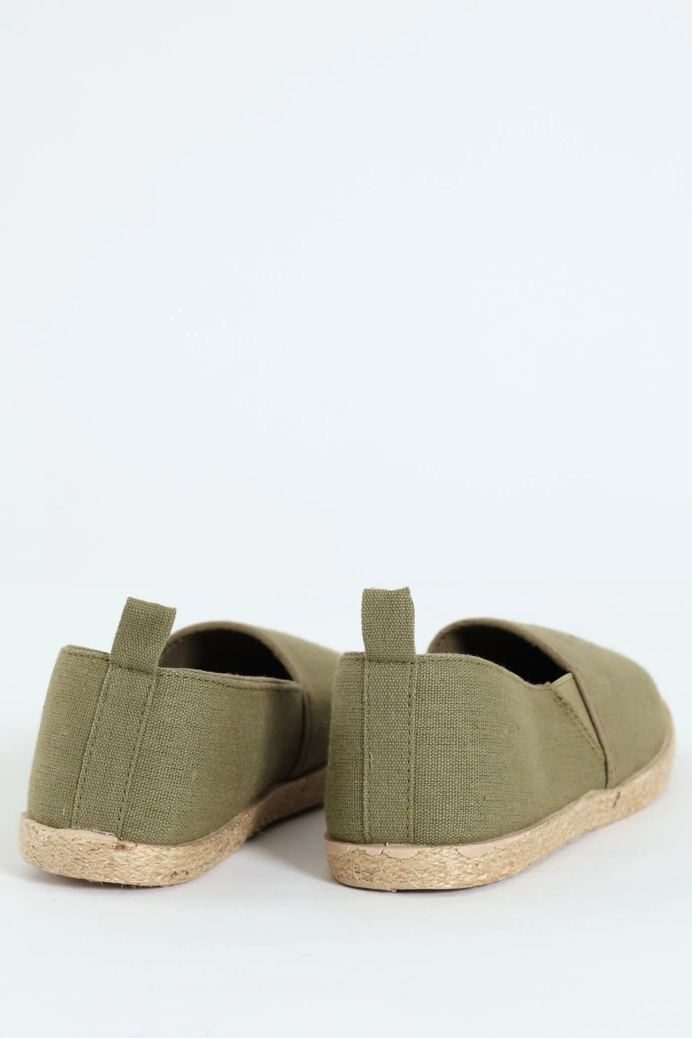Boys Espadrille Slip On - Olive - Image 2
