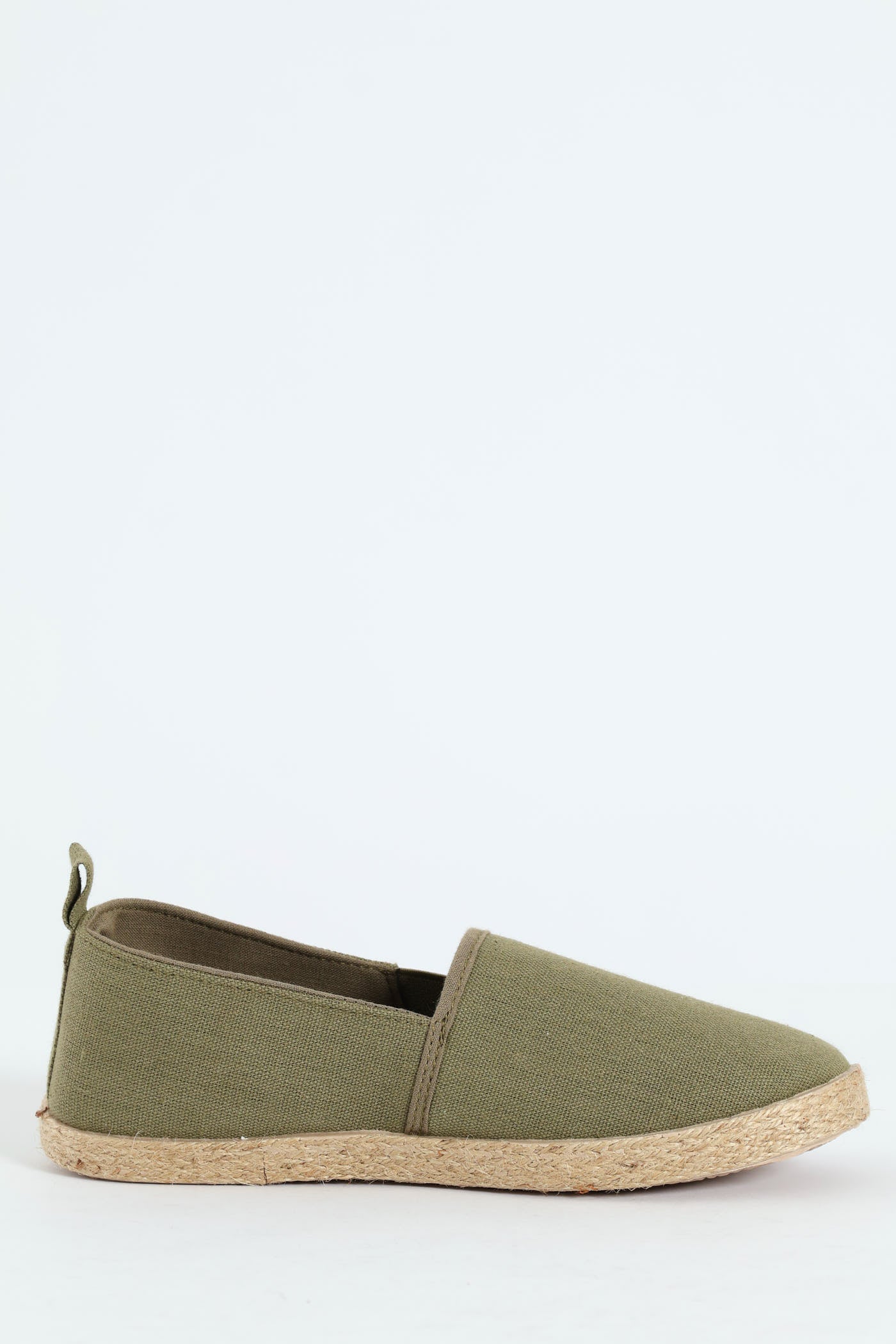Boys Espadrille Slip On - Olive - Image 3