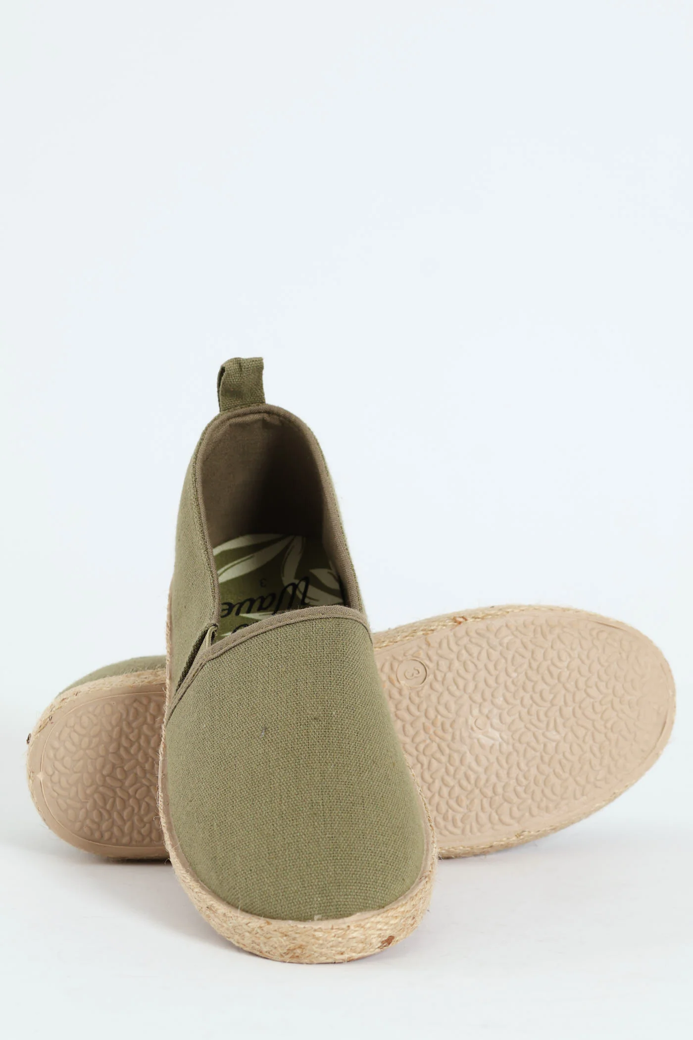 Boys Espadrille Slip On - Olive - Image 4