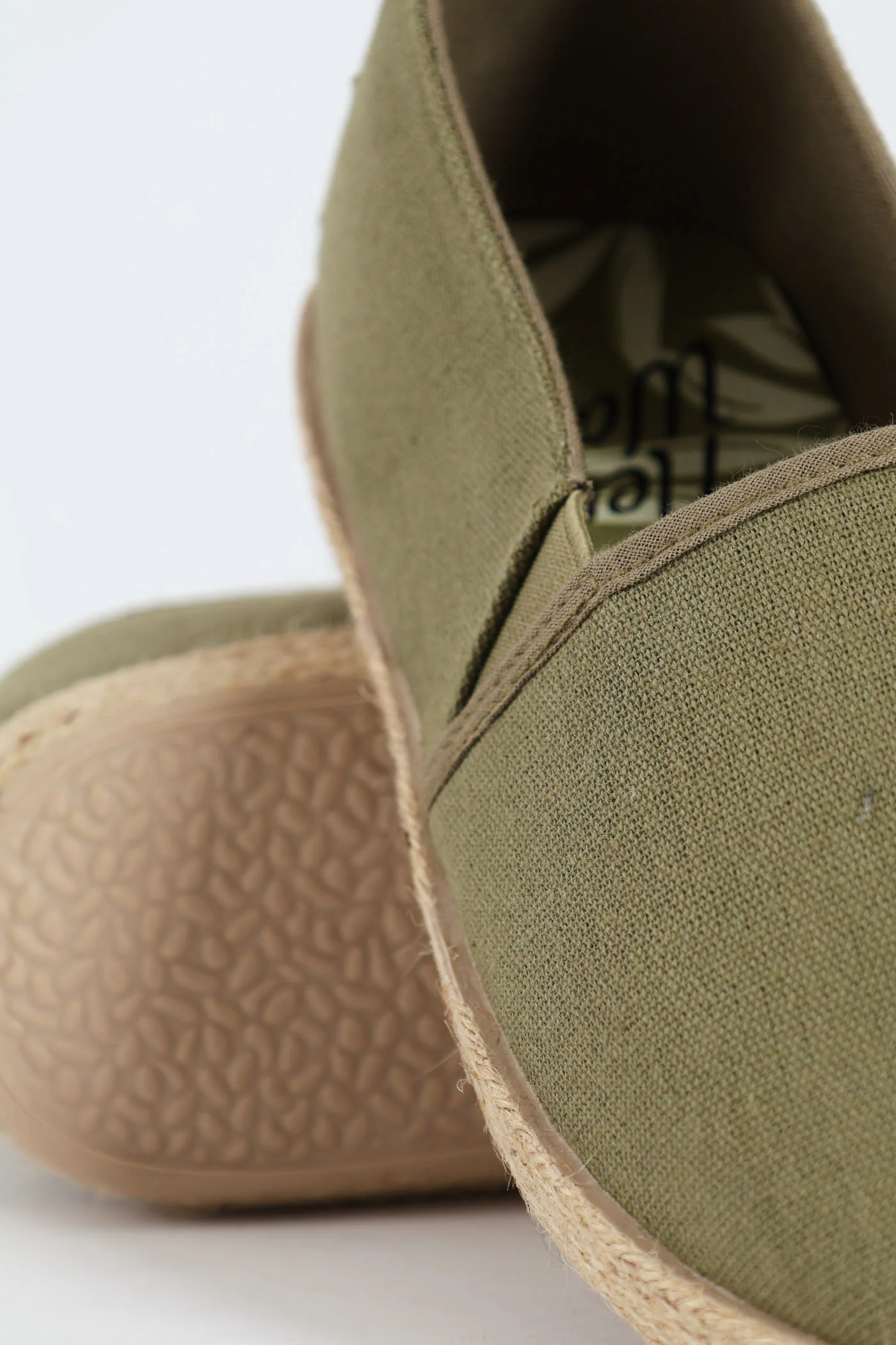 Boys Espadrille Slip On - Olive - Image 5
