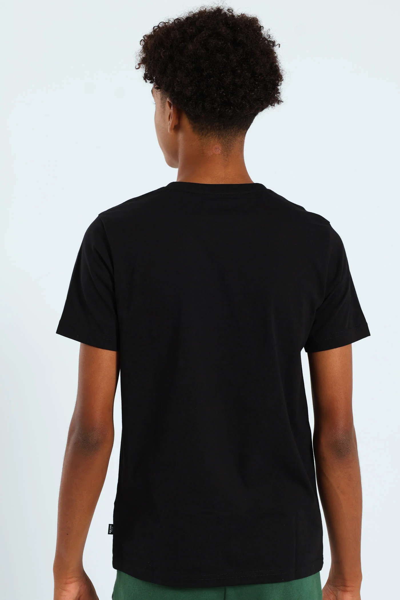 Boys Essential Logo Lab Holiday Tee - Black - Image 4